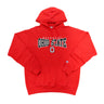 Vintage Buckeyes Ohio State Red Hoodie Sweatshirt Size M Champion 