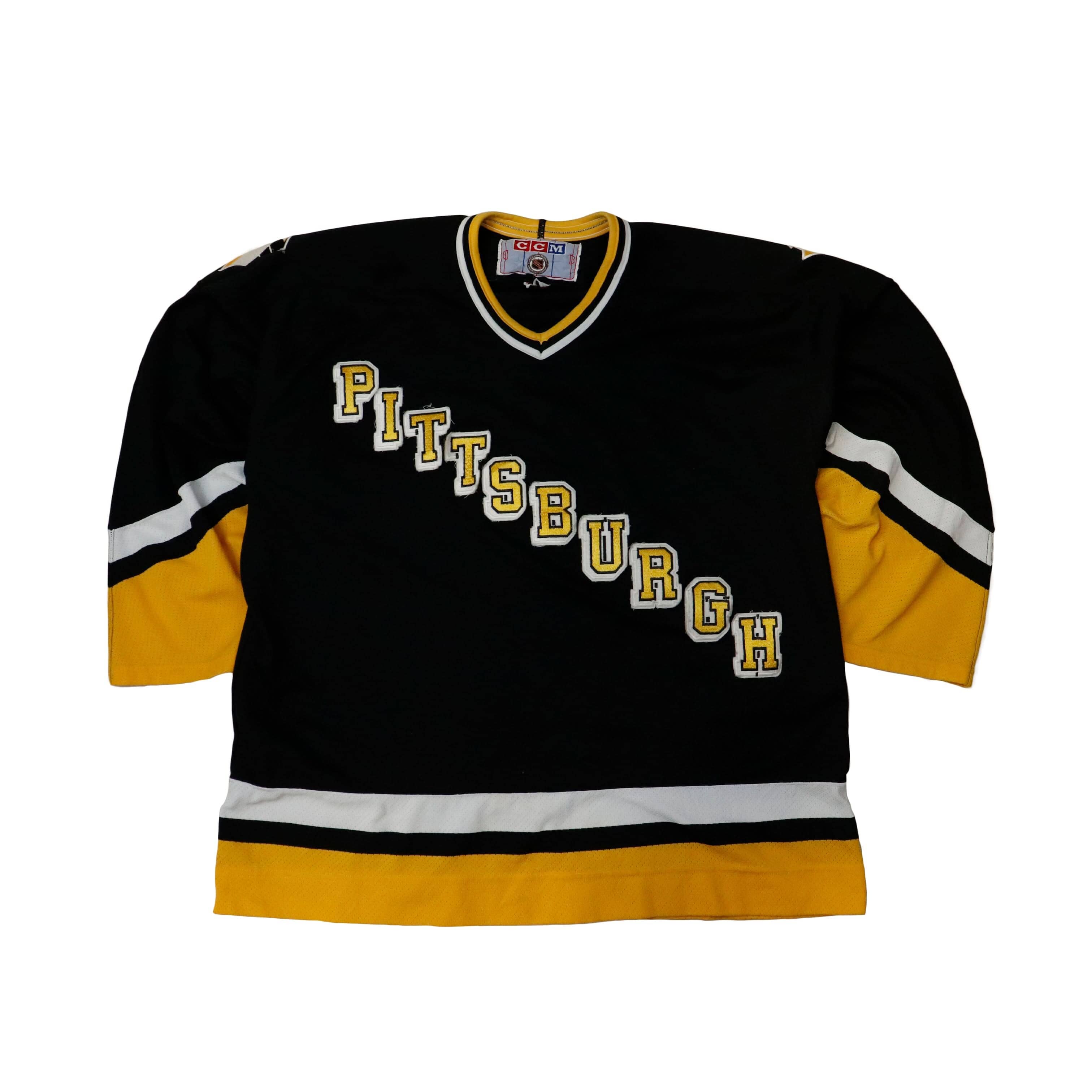 Vintage CCM Pittsburgh Penguins Hockey Jersey Size XL FAIF.CA 