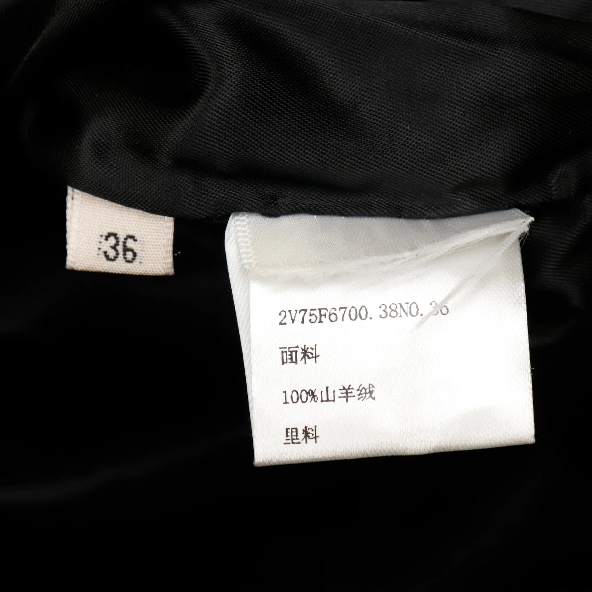 Vintage Celine Paris Womens Black Blazer Yellow Details Size 36 CELINE 