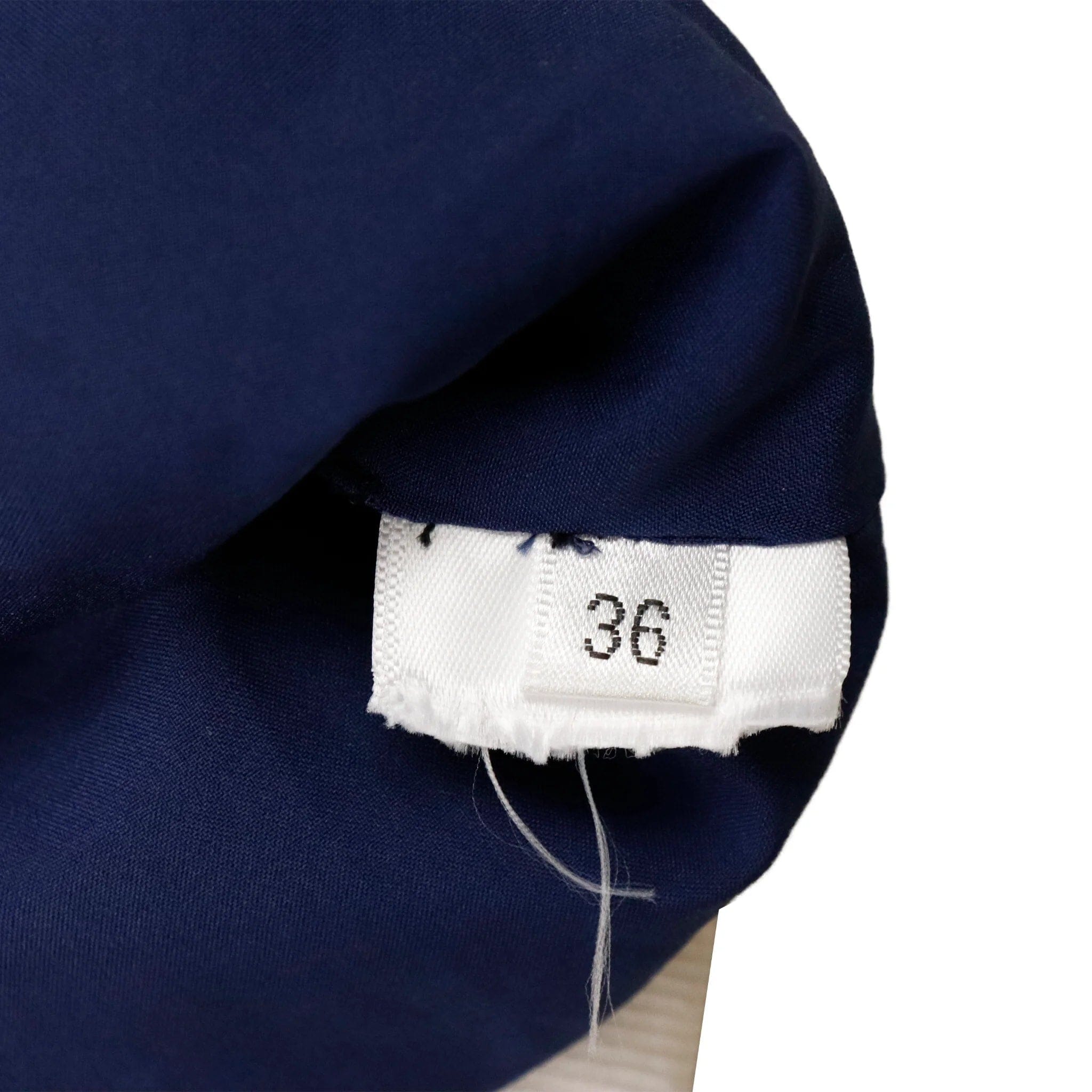 Vintage Celine Paris Womens Blue Button Up Top Size 36 Casual CELINE 