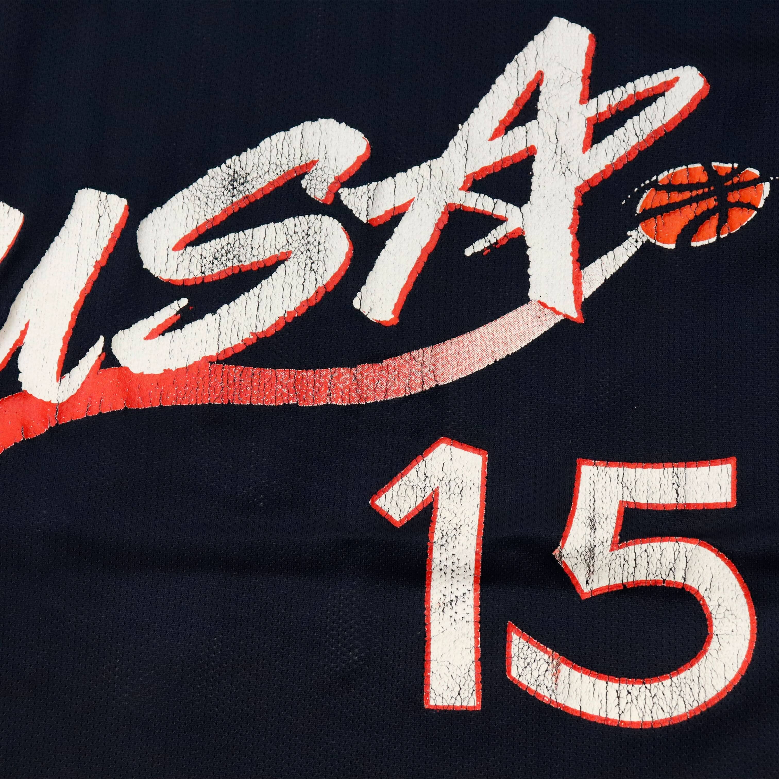 Vintage Champion #15 USA Basketball Olajuwon Jersey Size 48 FAIF.CA 