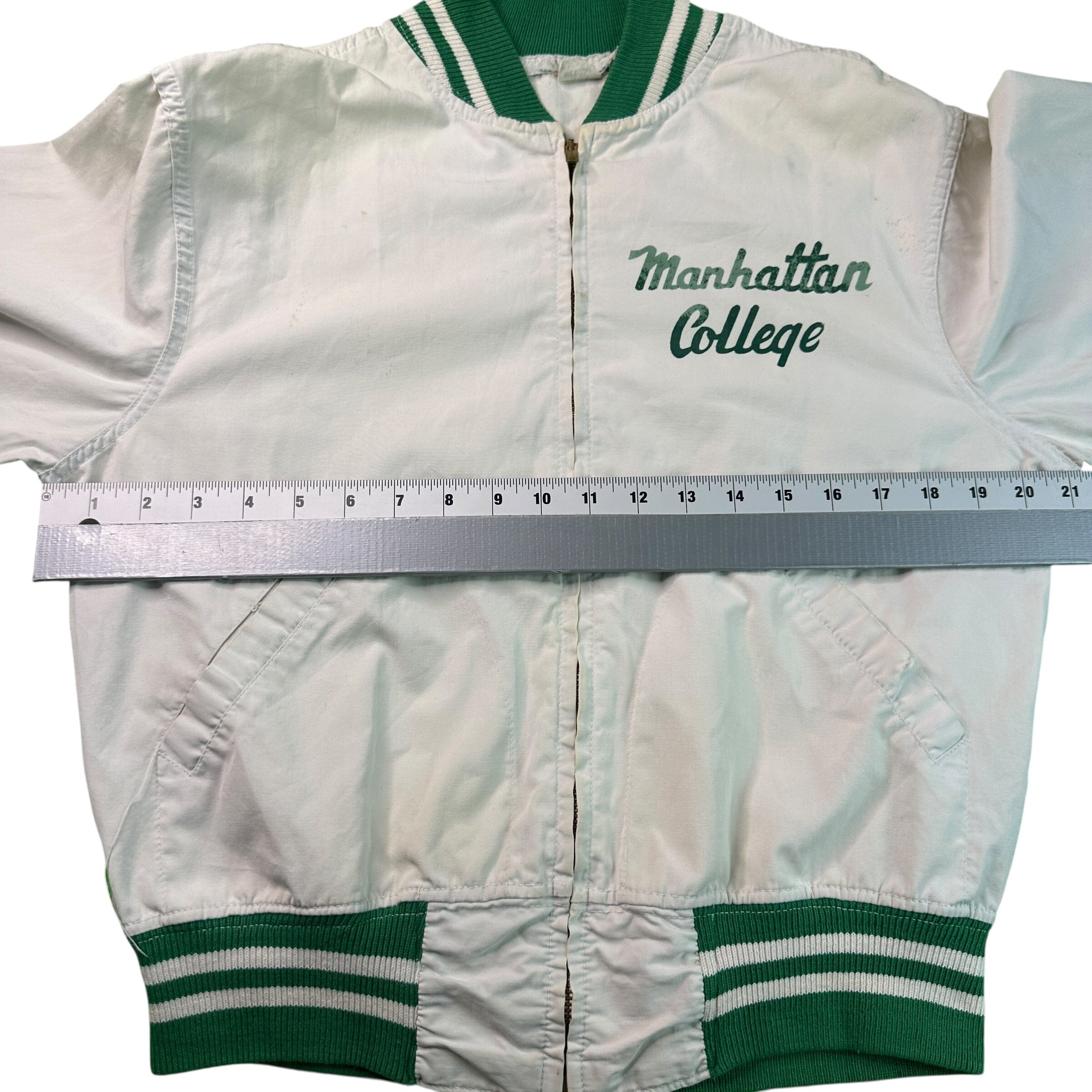 Vintage Champion 60s jacket Manhattan College Sports size m jacket OTHER 