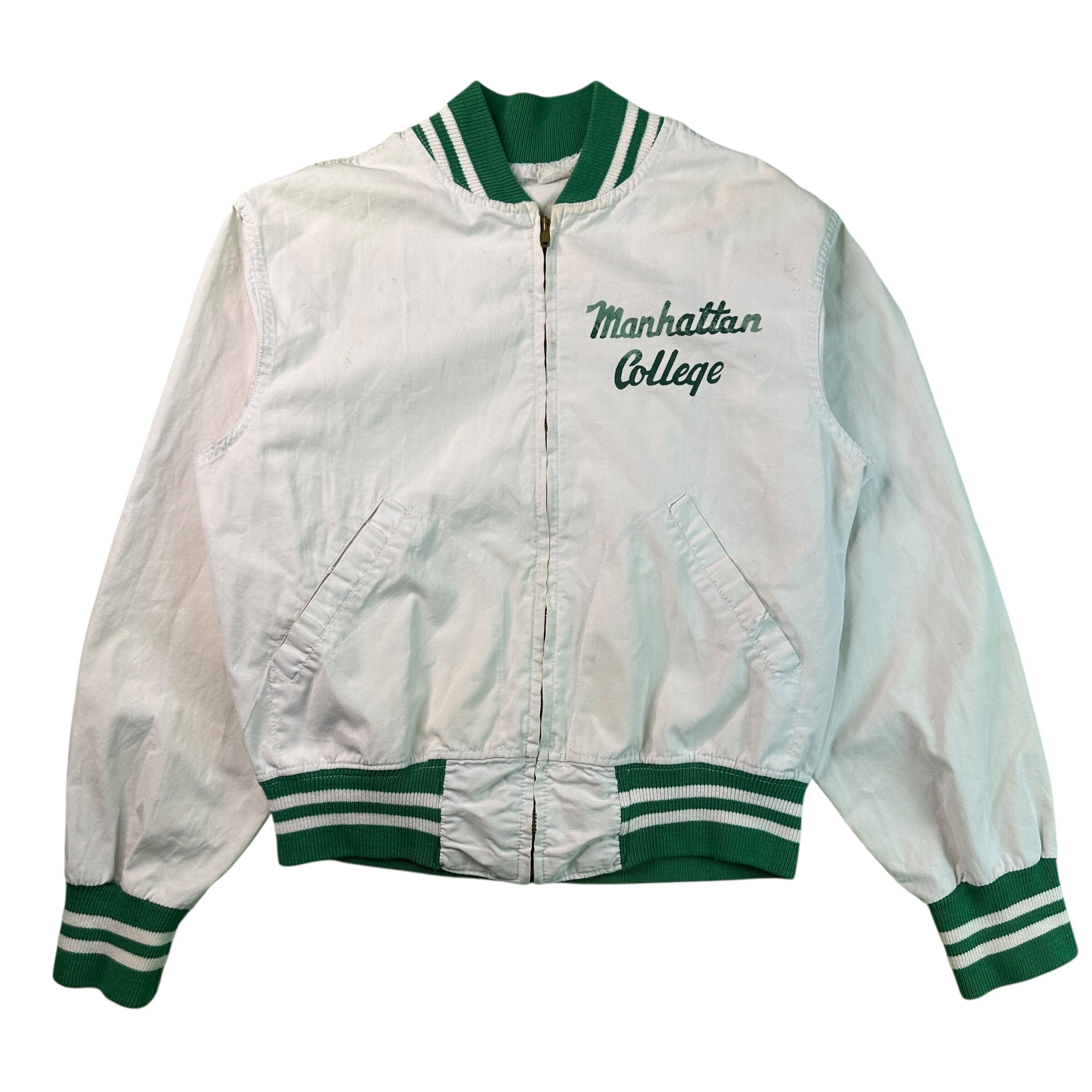 Vintage Champion 60s jacket Manhattan College Sports size m jacket OTHER 