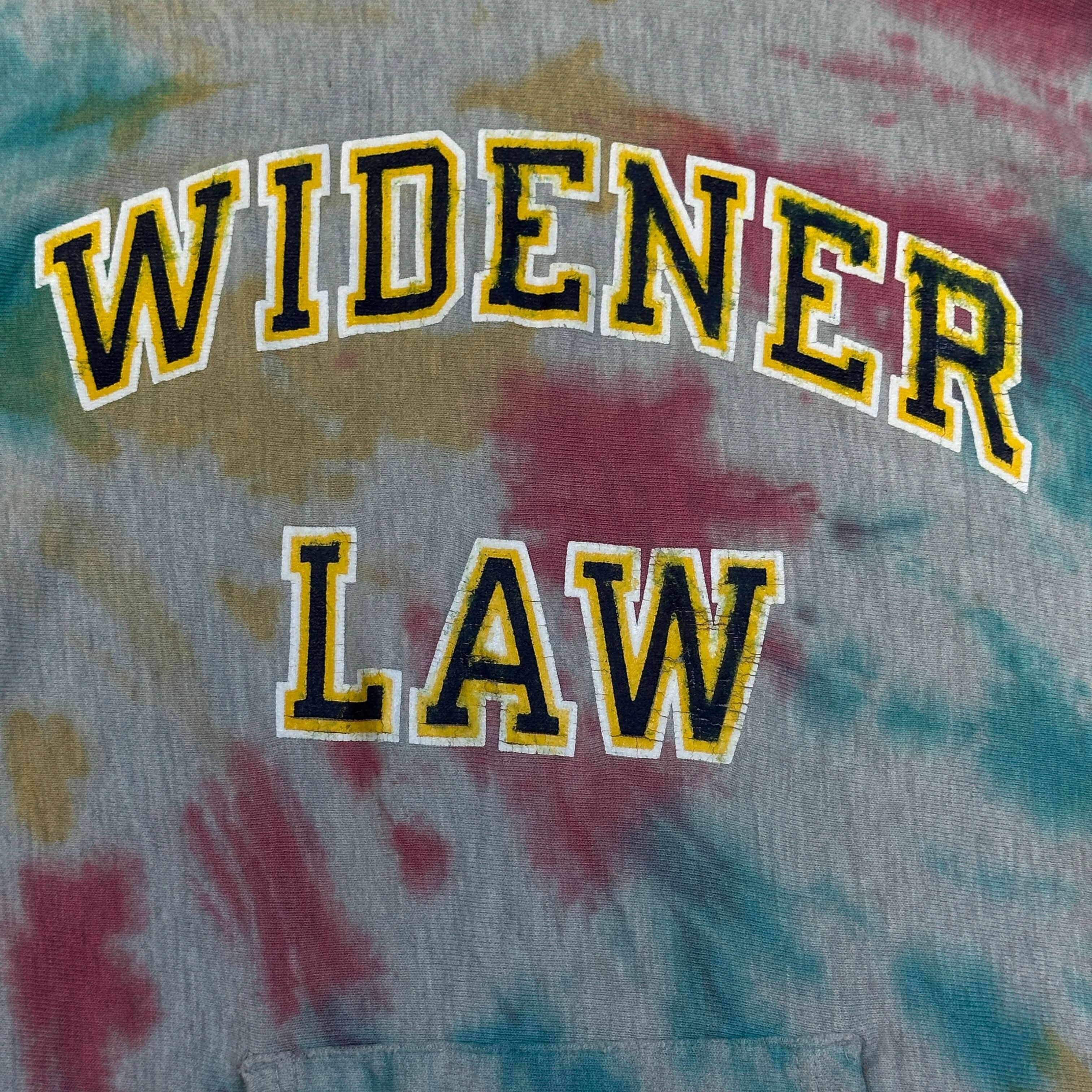 Vintage Champion 90s Reverse Weave Tie-Dye Widener Law Hoodie Size XL FAIF.CA 