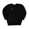 Vintage Champion Reverse Weave Black Crewneck Sweatshirt Size XXL FAIF.CA 