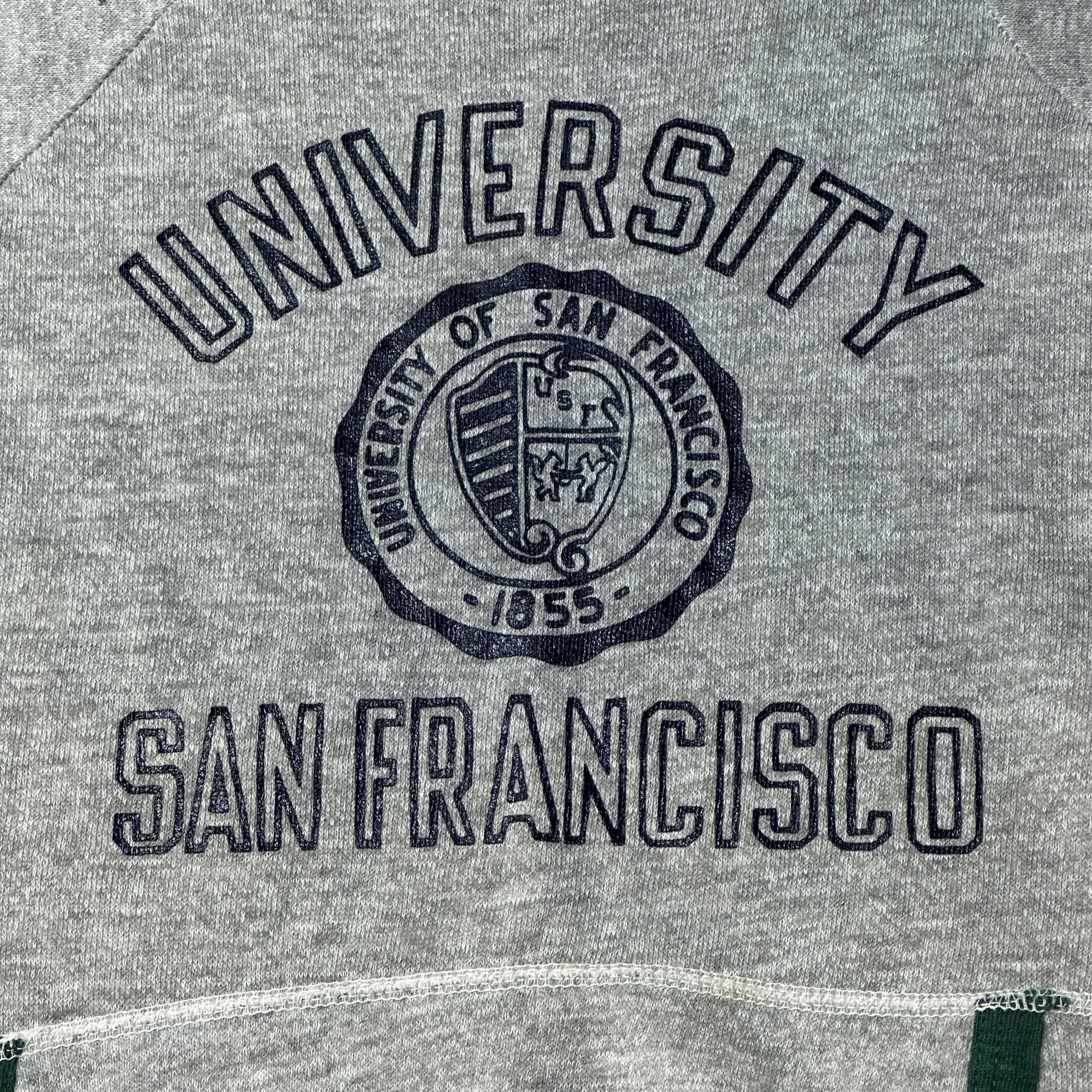 Vintage Champion University of San Francisco Pullover Sweatshirt Size Medium FAIF.CA 