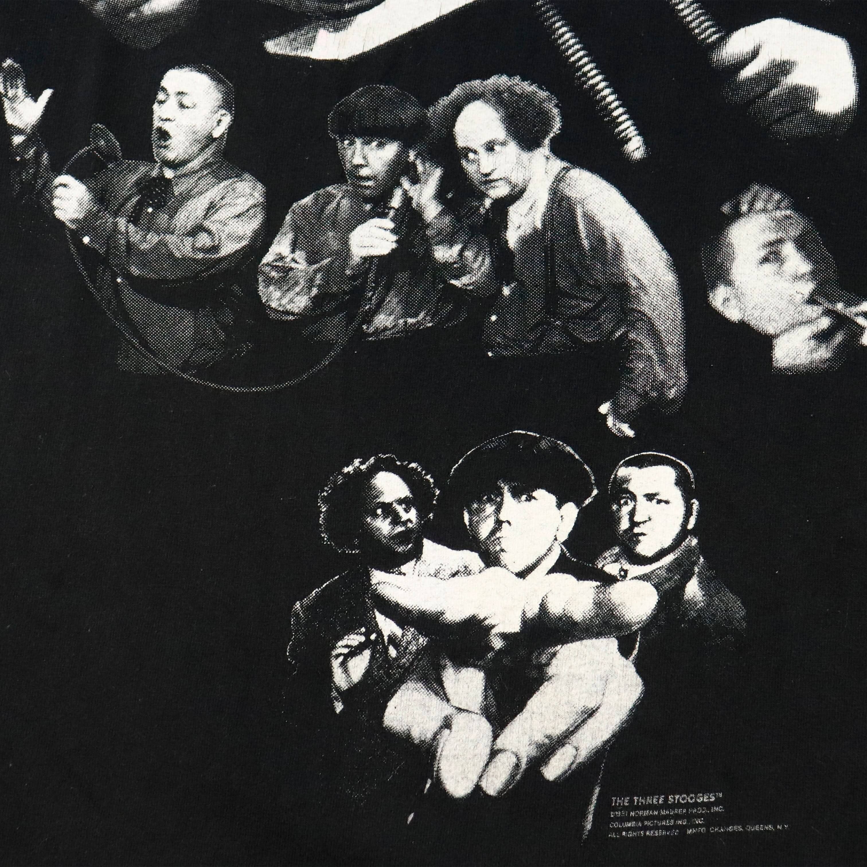 Vintage Changes The Three Stooges Graphic T-Shirt Size XL AOP FAIF.CA 