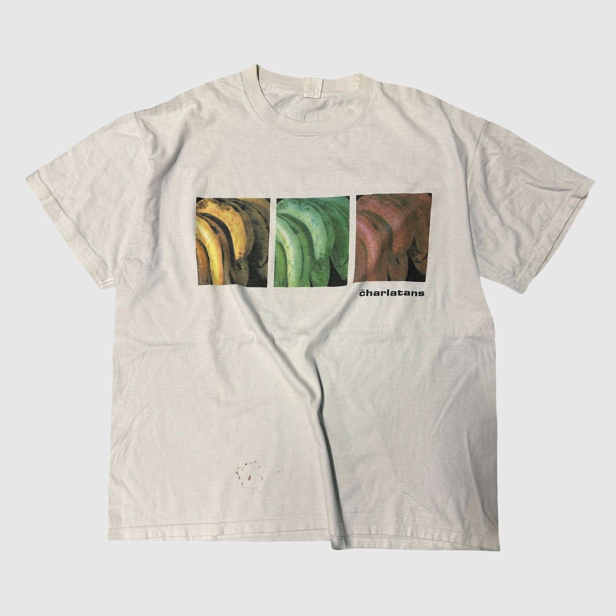 Vintage Charlatans Banana Graphic T-Shirt Size X-Large FAIF.CA 