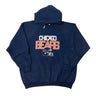 Vintage Chicago Bears Blue Hoodie Size XL American Trench 