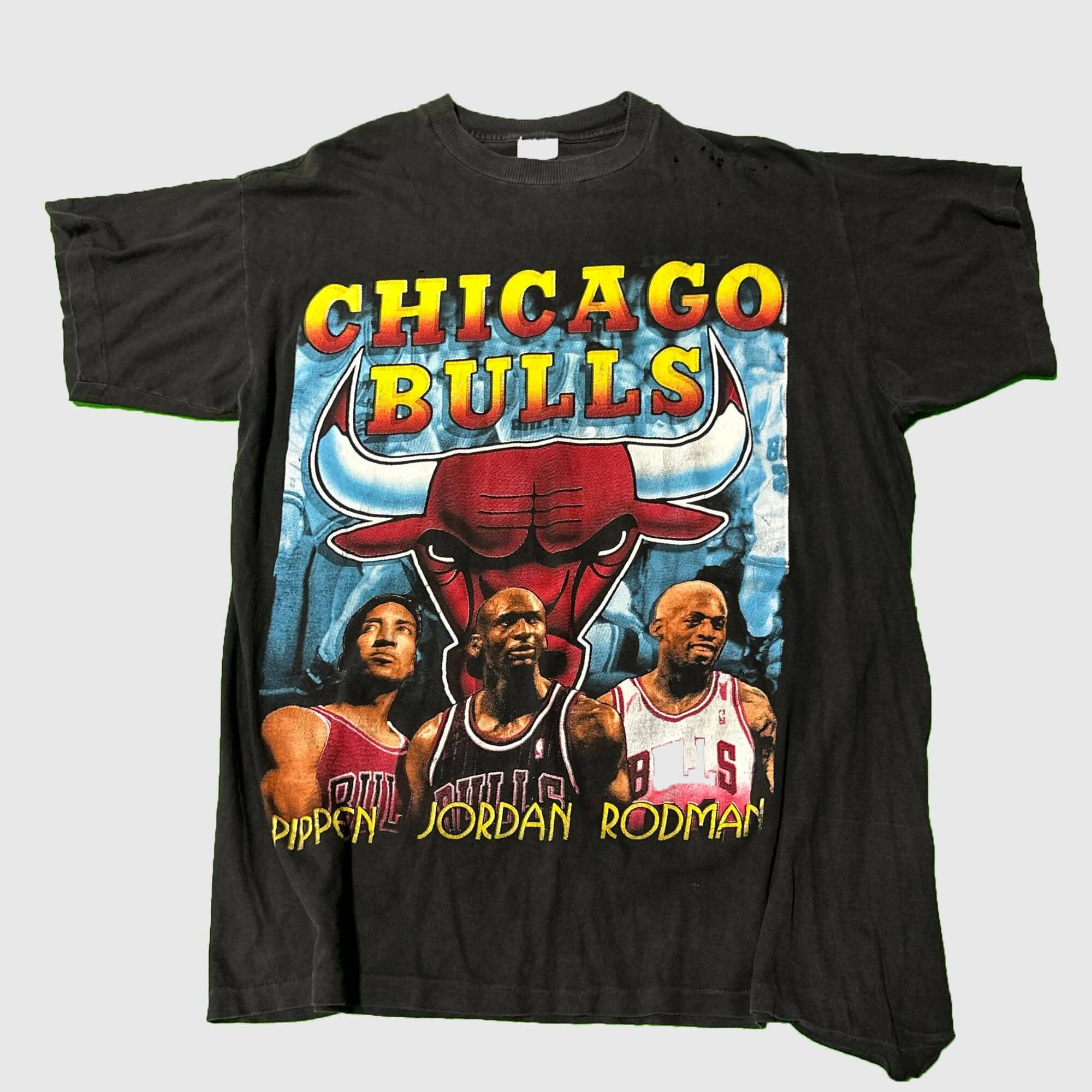 Vintage Chicago Bulls Graphic T-Shirt Size L FAIF.CA 