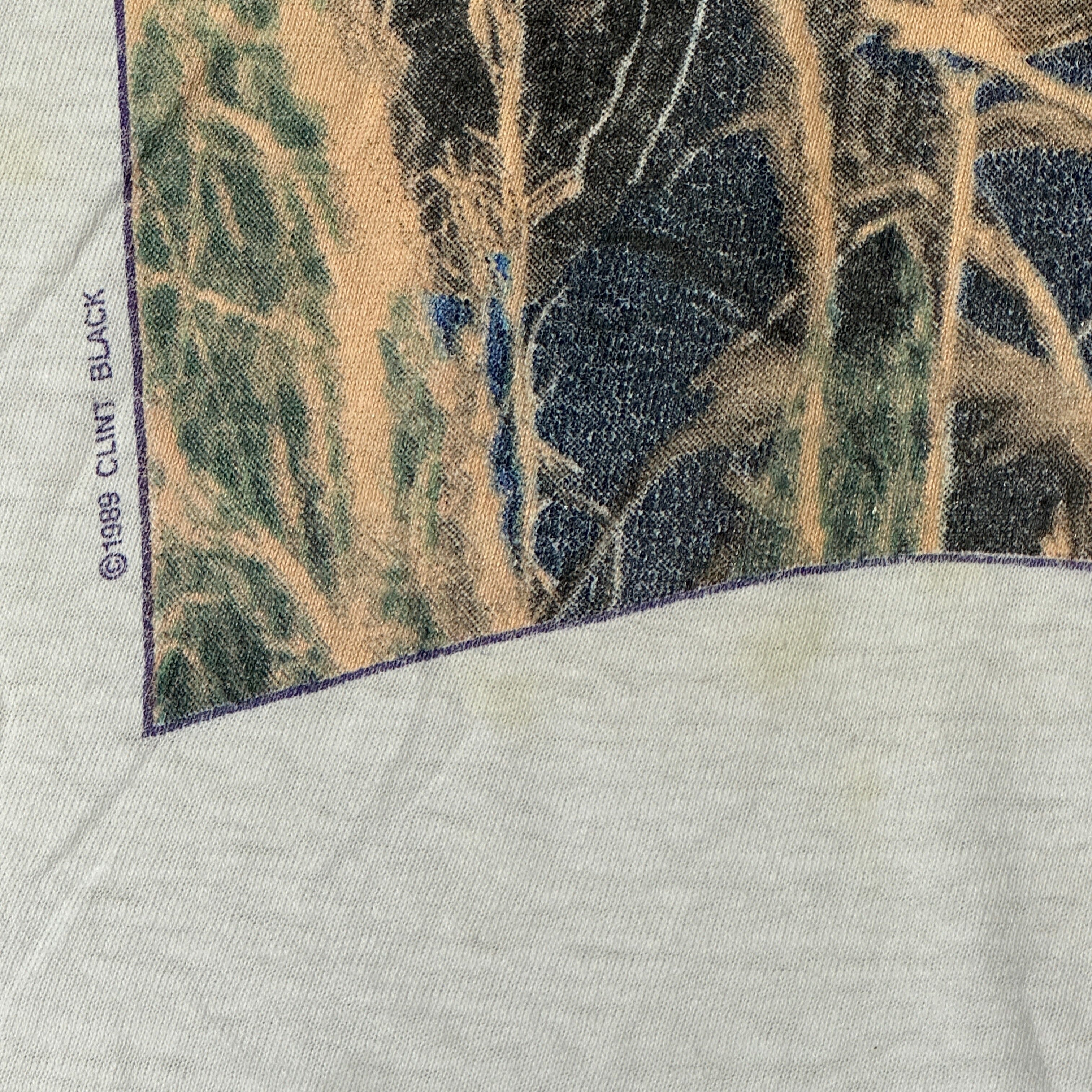 Vintage Clint Black Graphic Cowboy T-Shirt Size Small FAIF.CA 