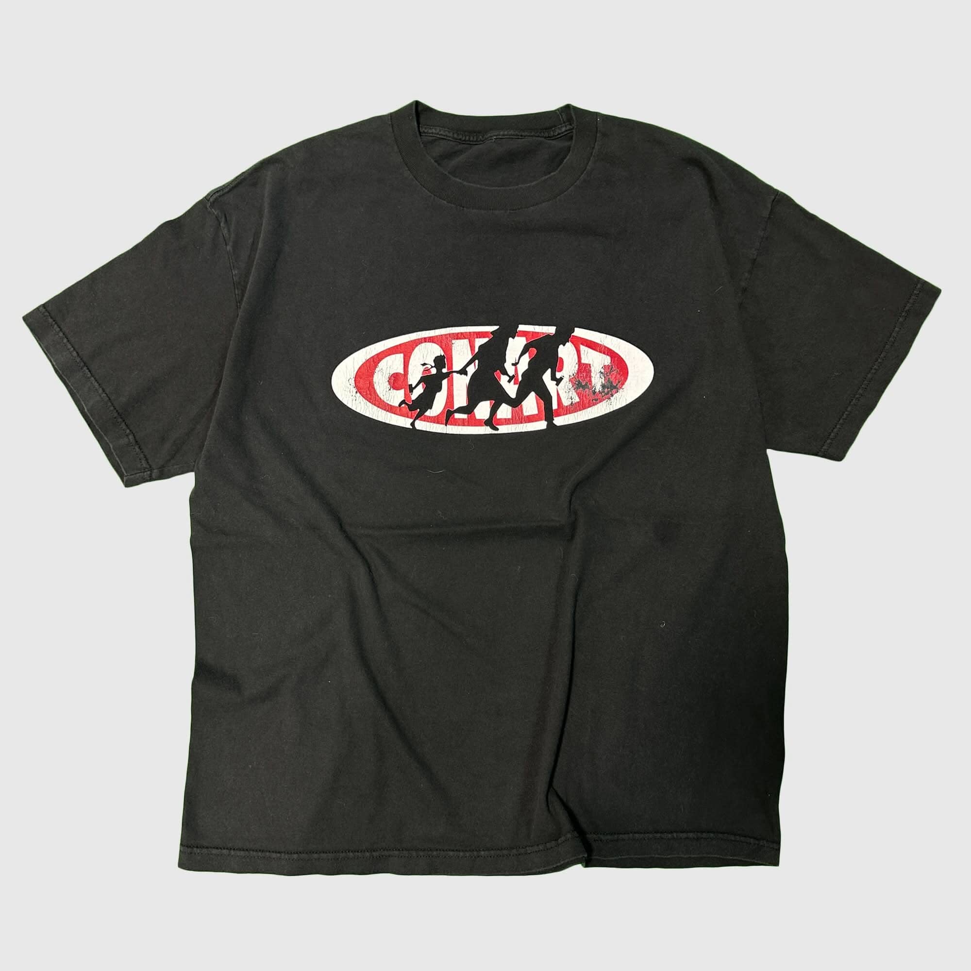 Vintage Conart 90s Graphic Black T-Shirt Size Large FAIF.CA 