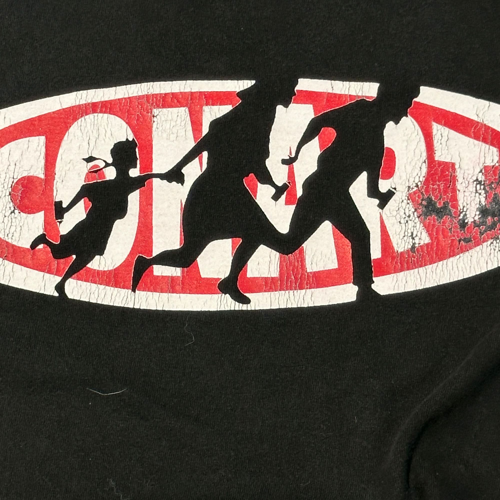 Vintage Conart 90s Graphic Black T-Shirt Size Large FAIF.CA 