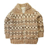 Vintage Cowichan Wool Knit Sweater Zip-Up Cardigan Size N/A 1667 