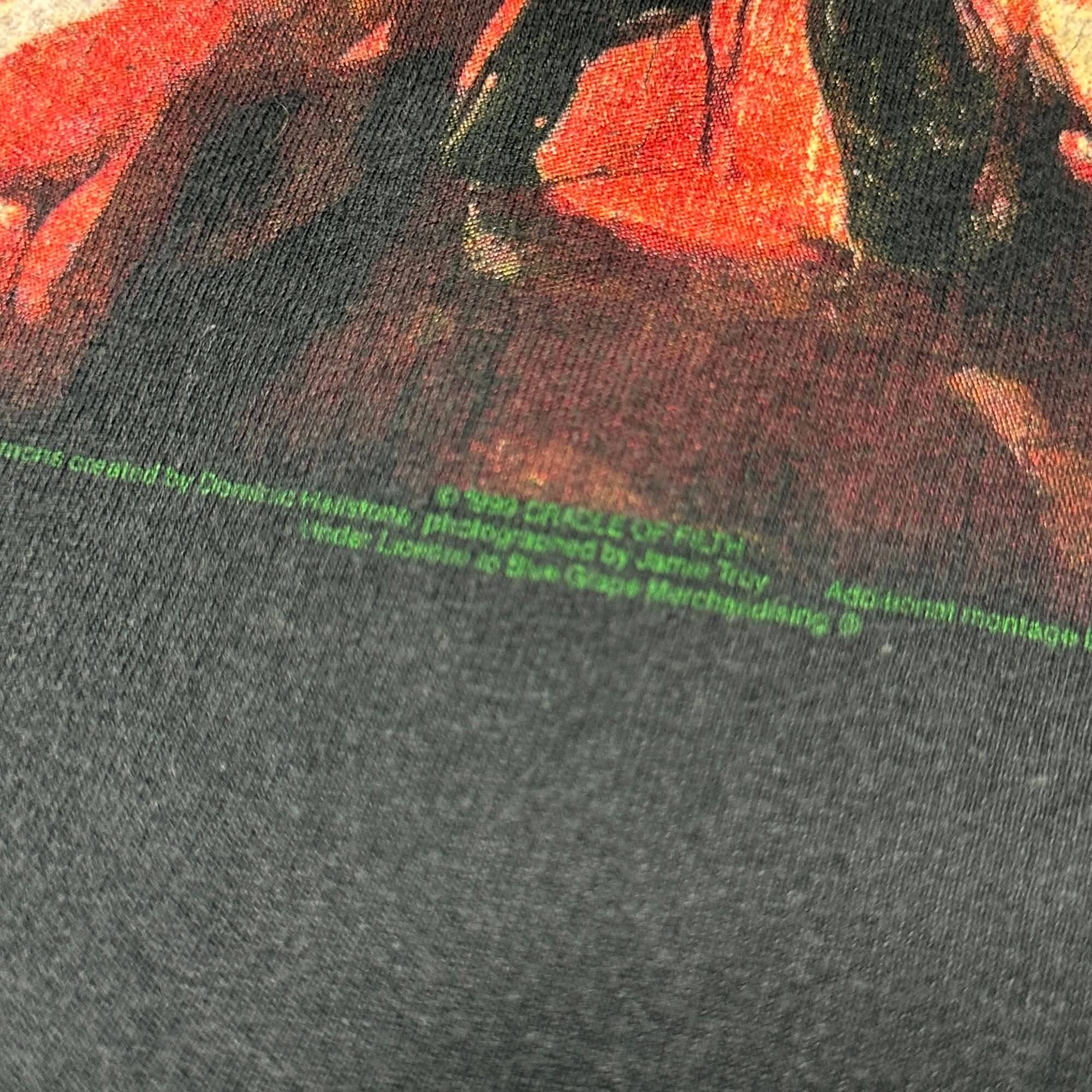 Vintage Cradle of Filth Graphic Long Sleeve Shirt Size L FAIF.CA 