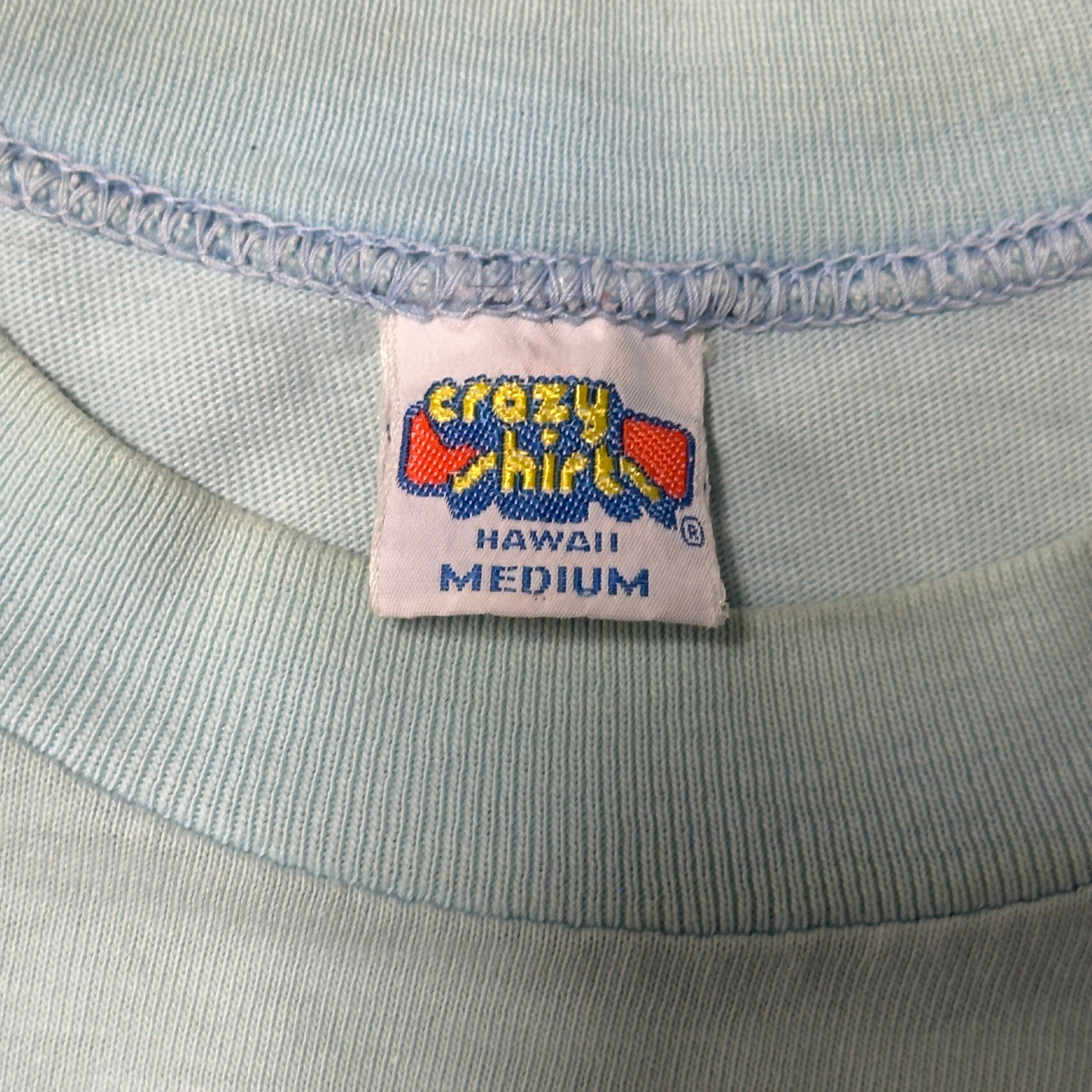 Vintage Crazy Shirts B. Kliban Cat Guitar Graphic T-Shirt Size Medium FAIF.CA 