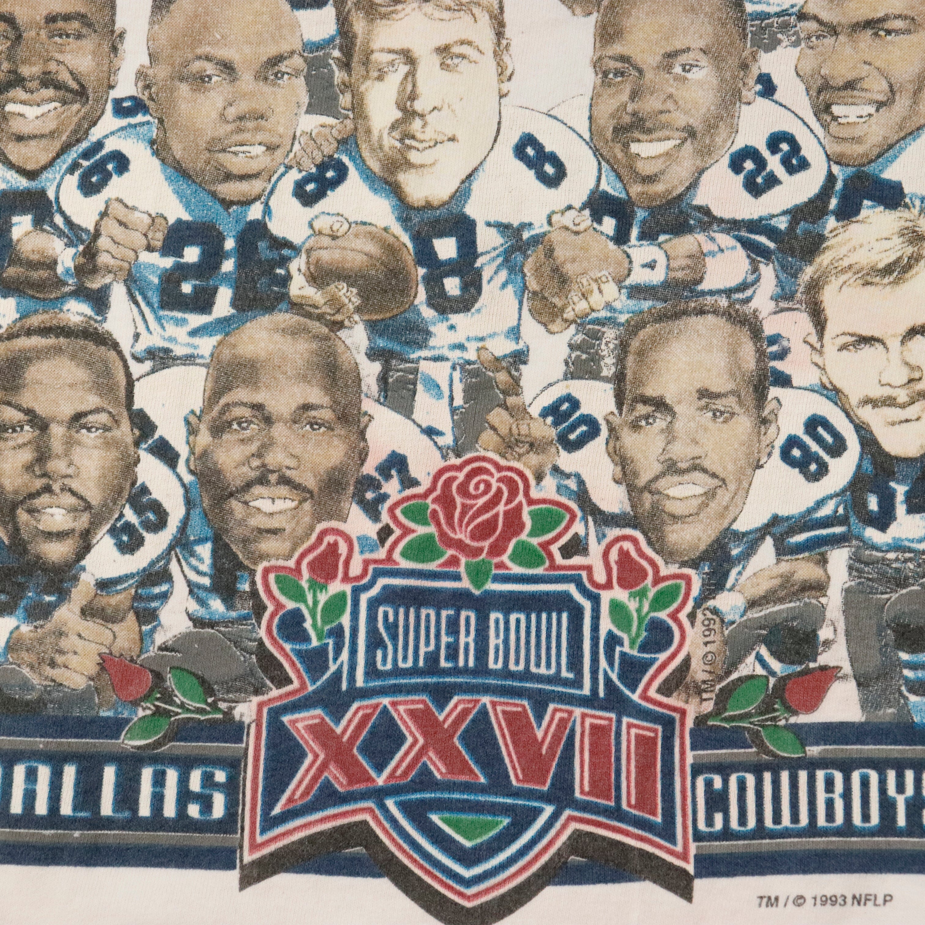 Vintage Dallas Cowboys 1993 Salem Sportswear Super Bowl Champions Graphic T-Shirt Size M Salem Sportswear 