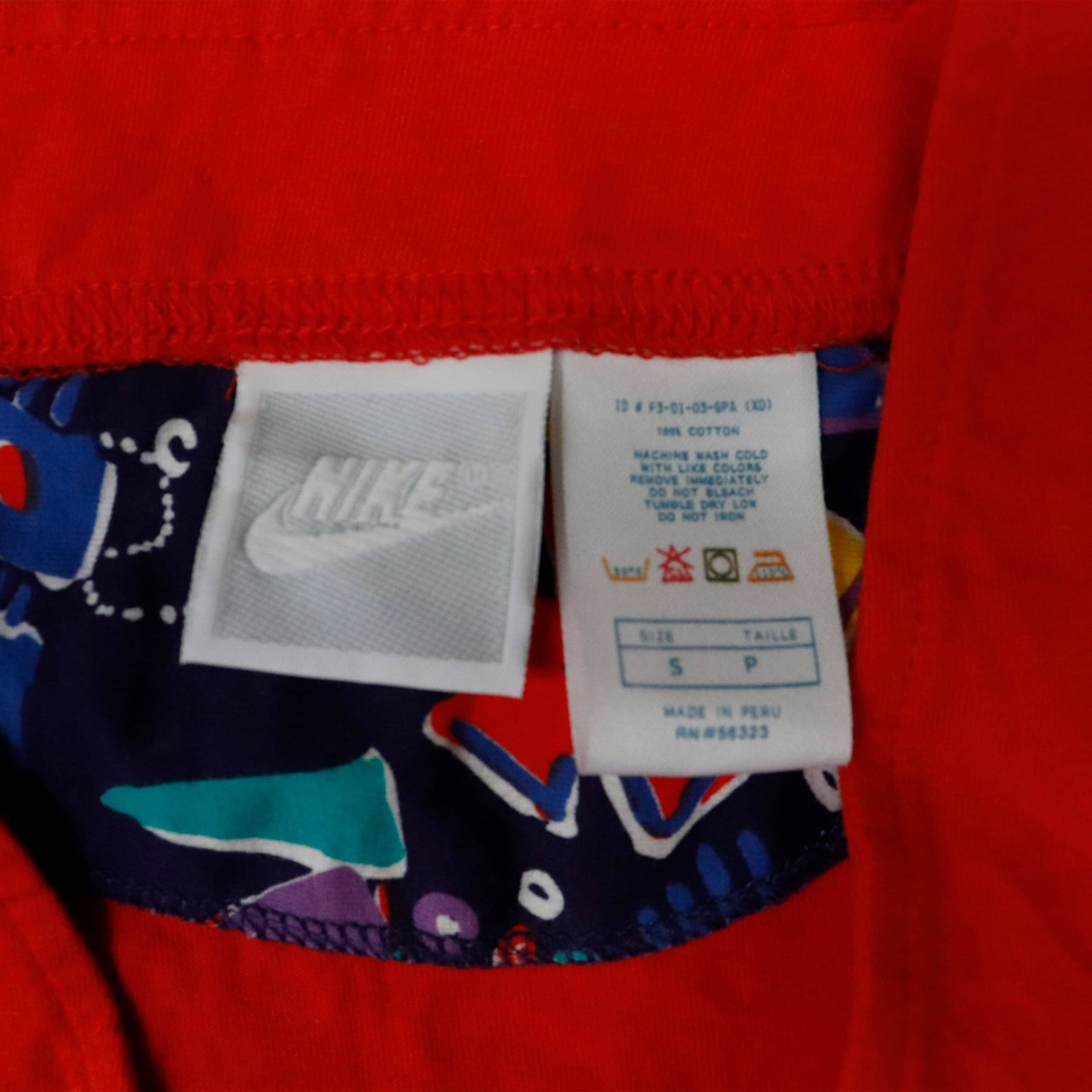 Vintage Deadstock 80s Nike Red Zip Front Jacket Size S FAIF.CA 