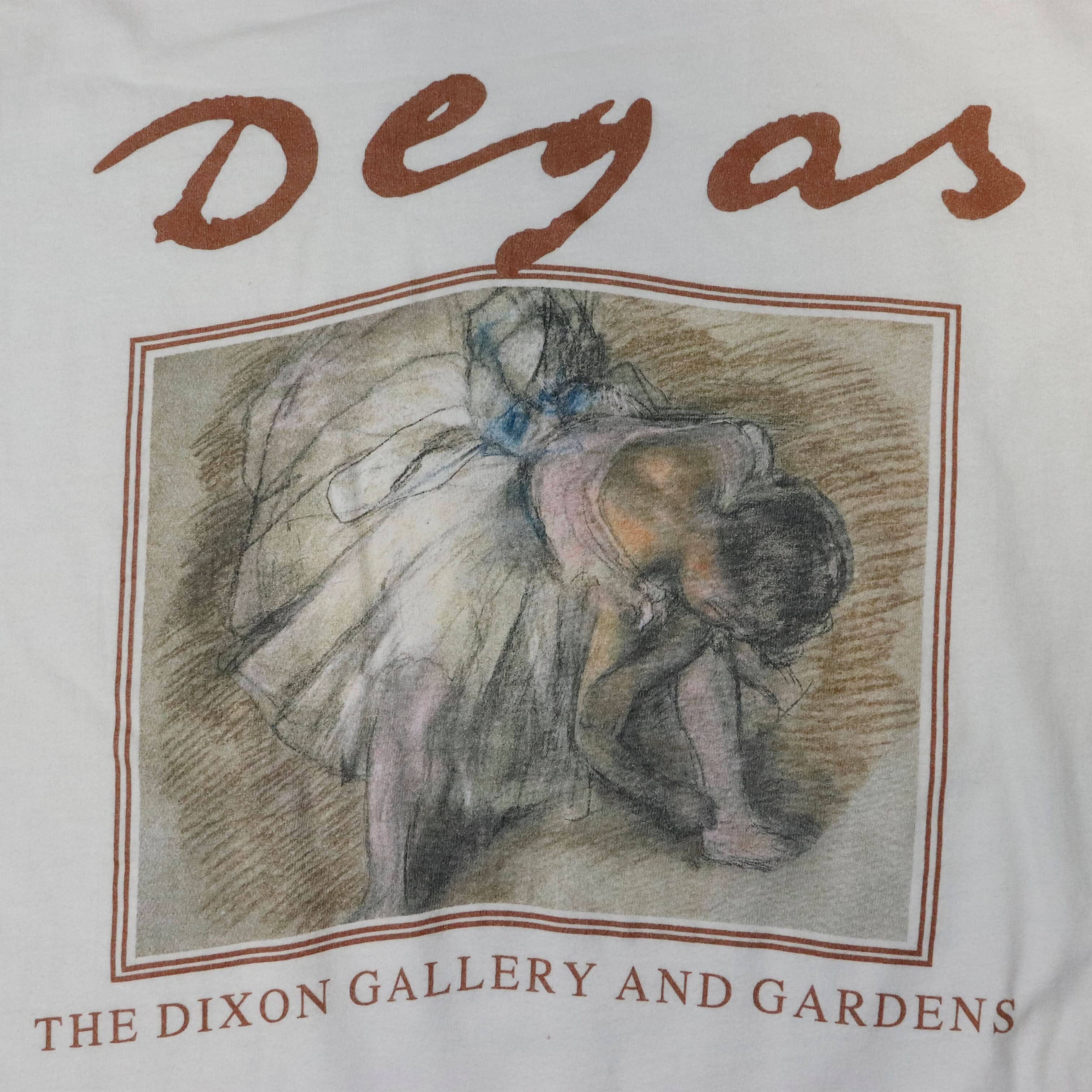 Vintage Degas Art Ballet Graphic T-Shirt Size XL 90s FAIF.CA 