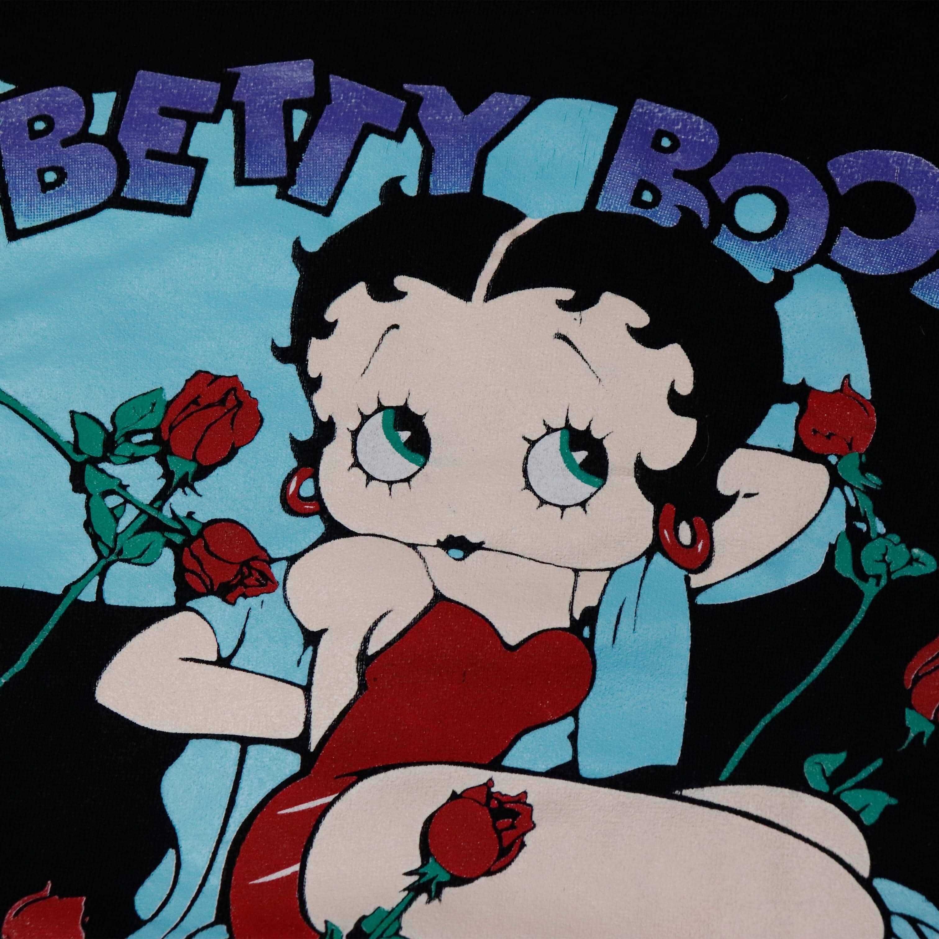 Vintage Delta Betty Boop Graphic Sweatshirt Size L 80s FAIF.CA 
