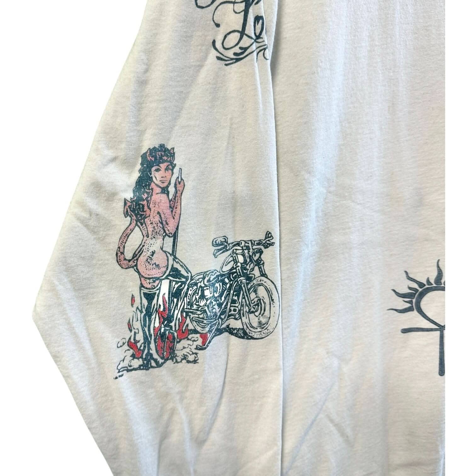 Vintage Denis Rodman Tattoo Tshirt size Large T-Shirt OTHER 