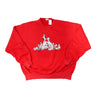 Vintage Disney 101 Dalmatians Red Crewneck Size XL Thedi 