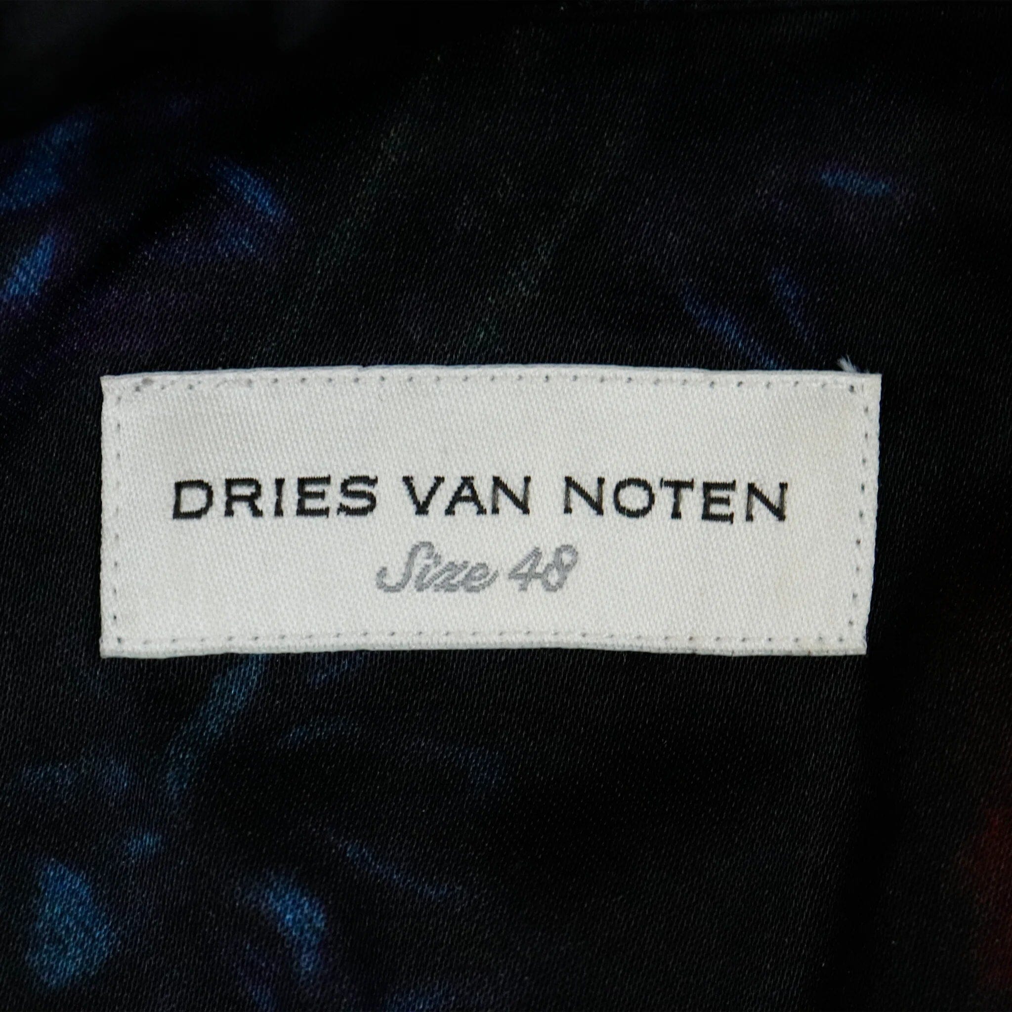 Vintage Dries Van Noten Button Up Size 48 Floral Dries Van Noten 