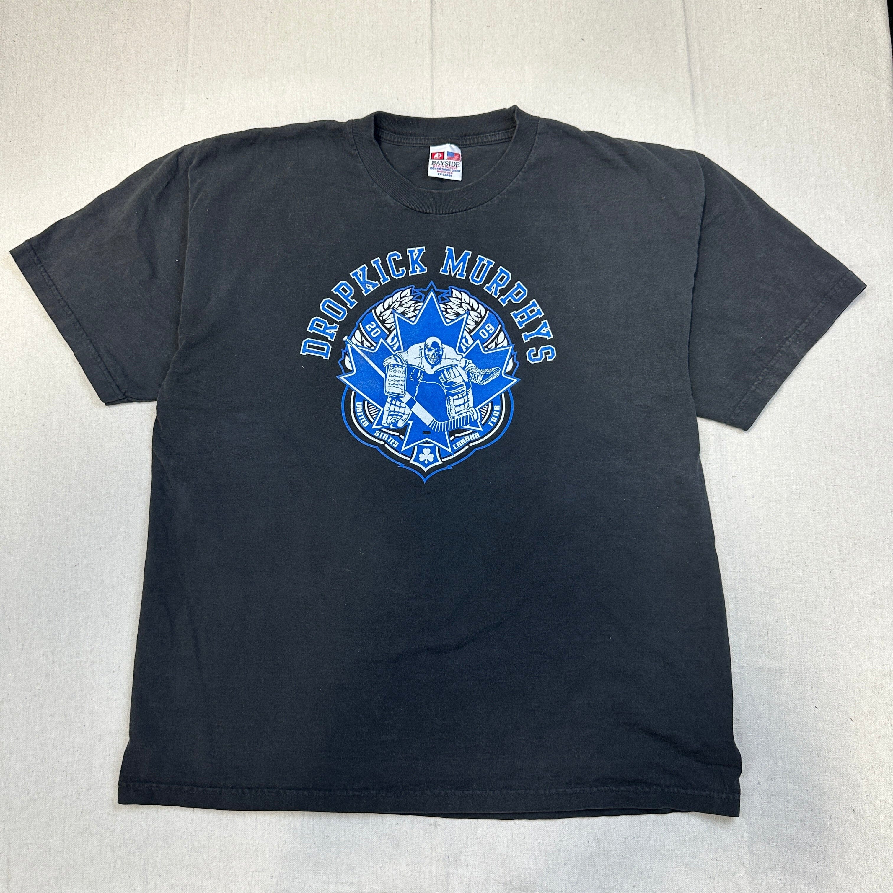Vintage Dropkick Murphys Hockey Graphic T-Shirt Size 2X-Large FAIF.CA 