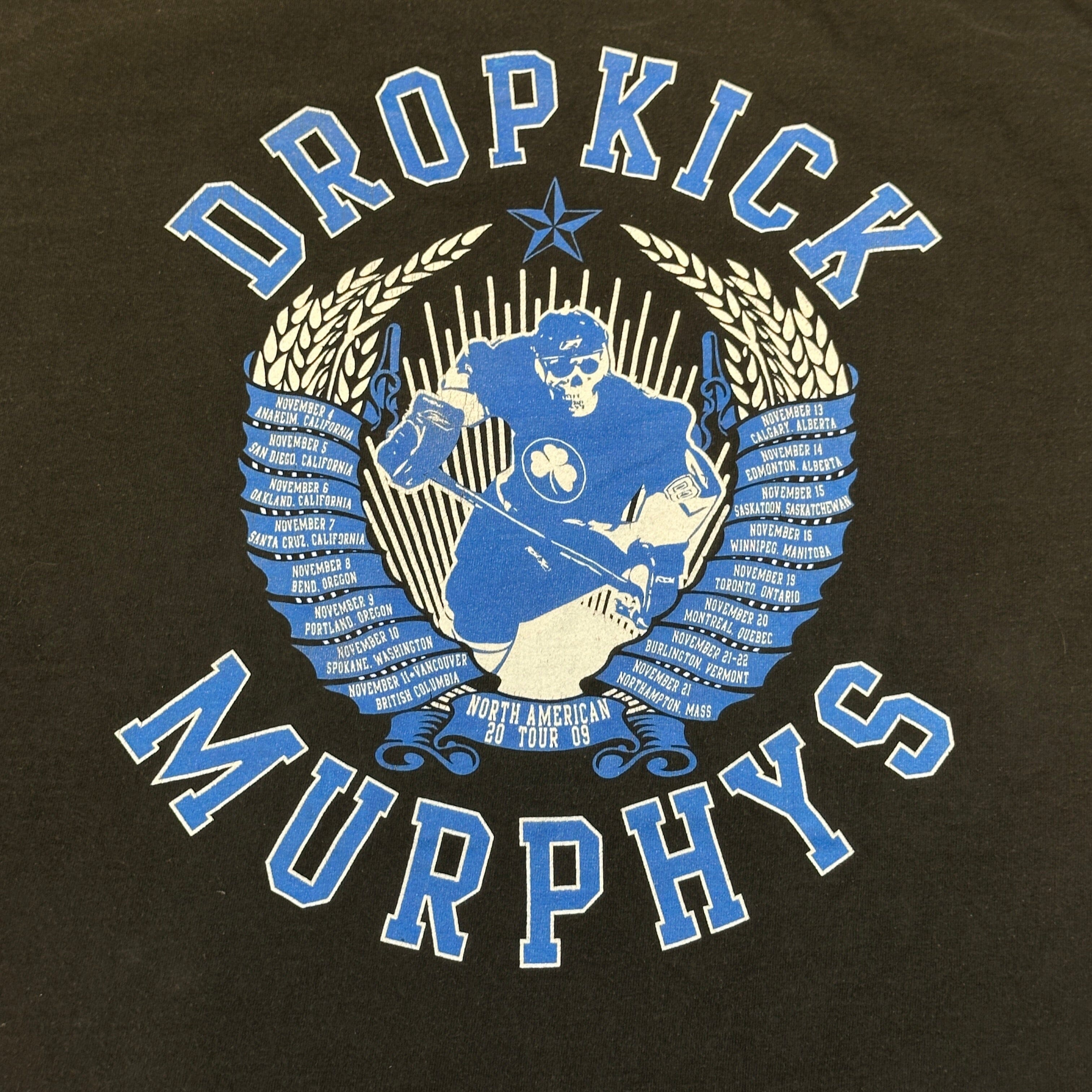 Vintage Dropkick Murphys Hockey Graphic T-Shirt Size 2X-Large FAIF.CA 
