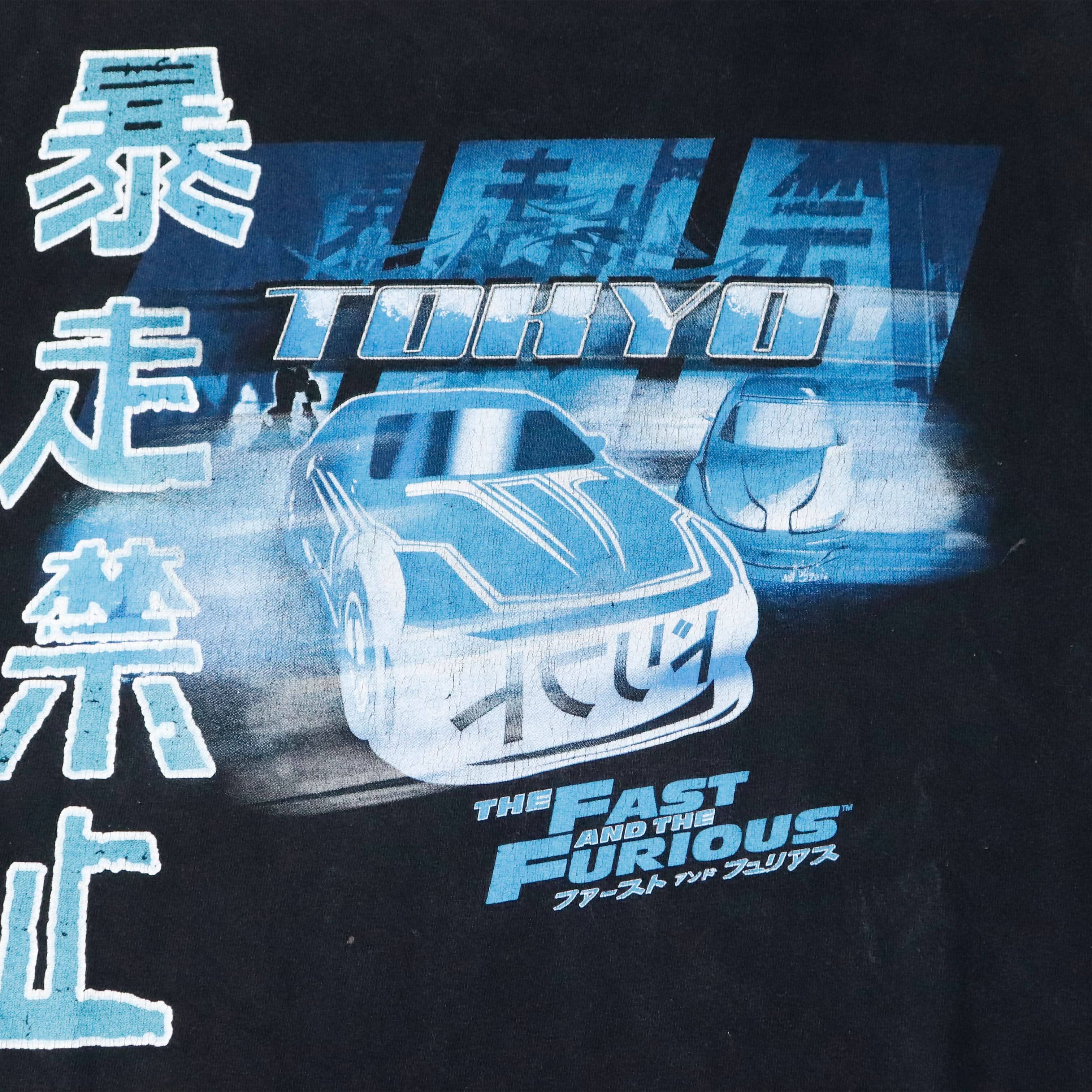 Vintage Fast and Furious Tokyo Drift Graphic T-Shirt Size M FAIF.CA 