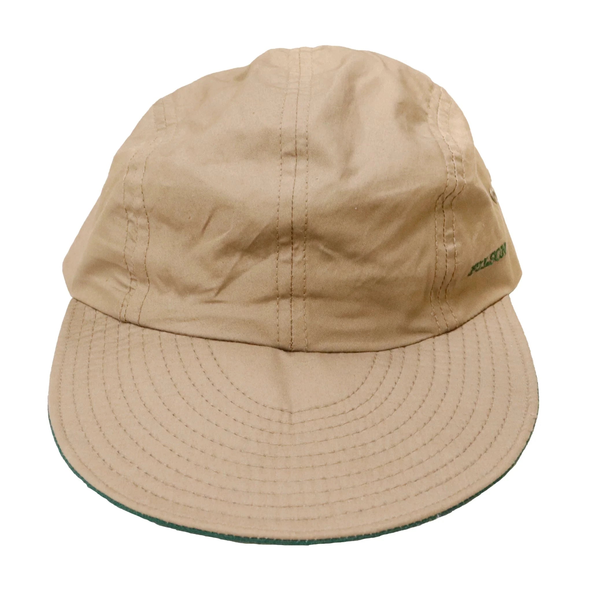 Vintage Filson Brown Hat adjustable long bill fishing Filson 
