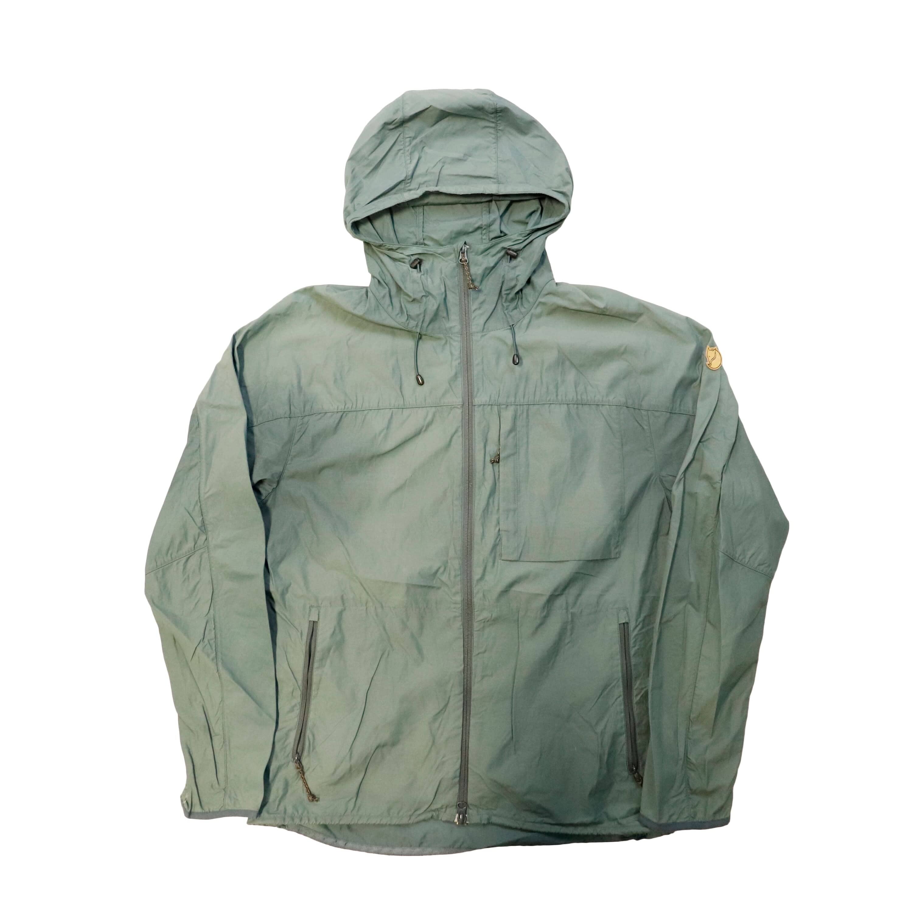 Vintage Fjallraven Hooded Zip Front Jacket Size S green FAIF.CA 