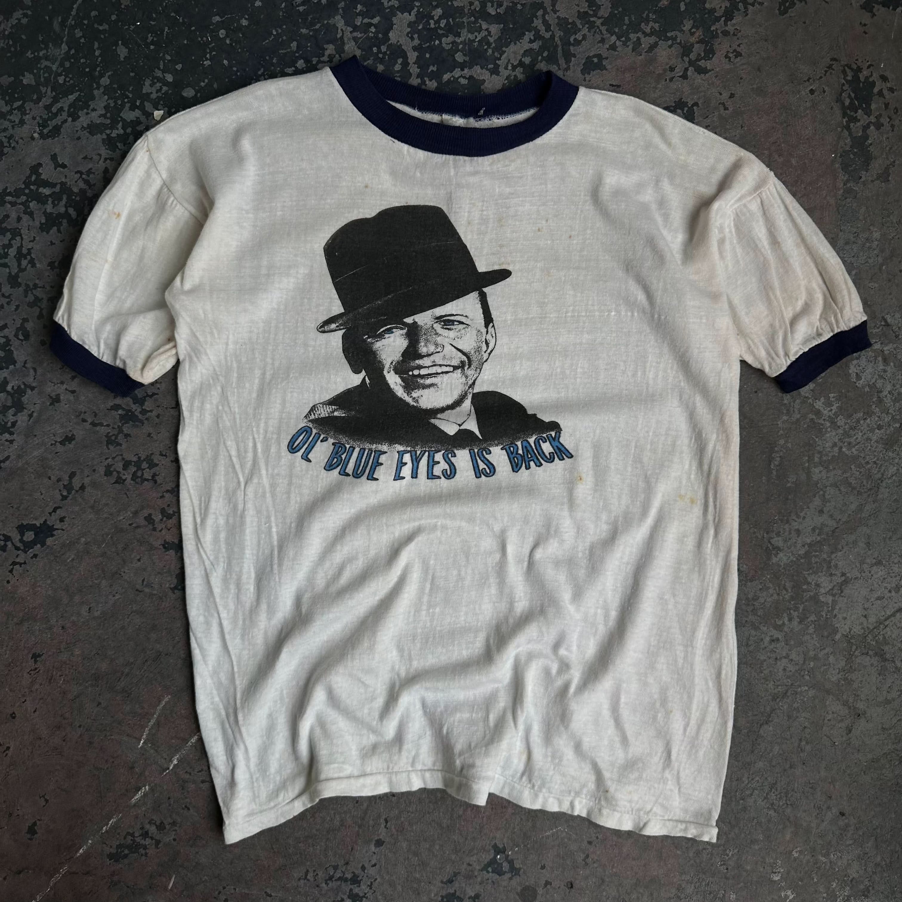 Vintage Frank Sinatra Ringer T-Shirt Size M t-shirt FAIF.CA 