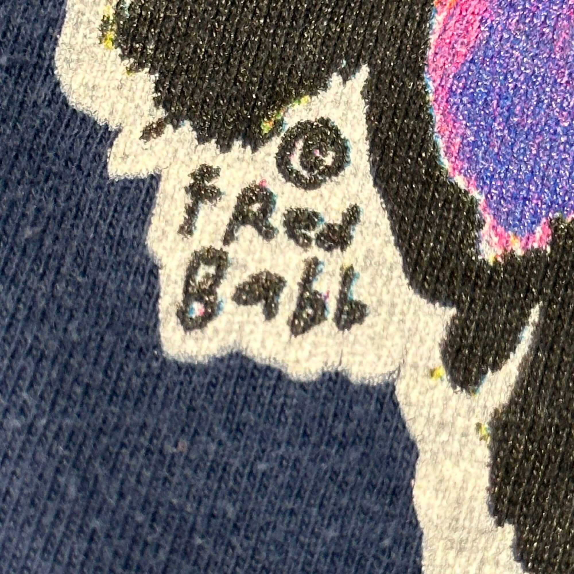 Vintage Fred Babb Good Art Is Often Too Broad Graphic T-Shirt Size Medium FAIF.CA 