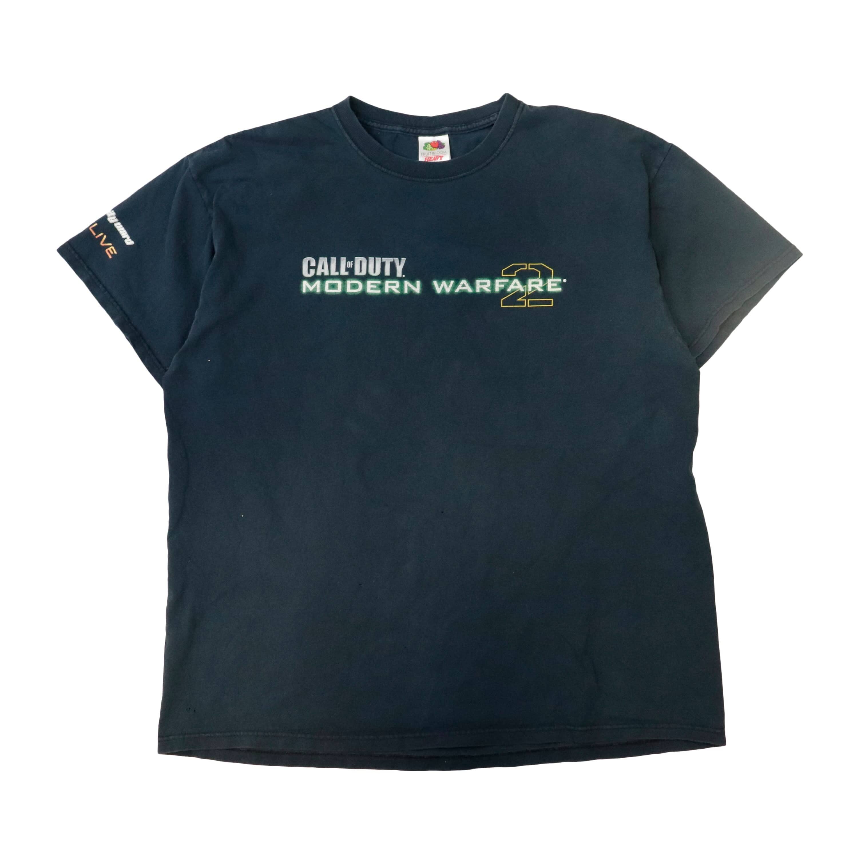 Vintage Fruit of the Loom Call of Duty Modern Warfare 2 Graphic T-Shirt Size XL FAIF.CA 