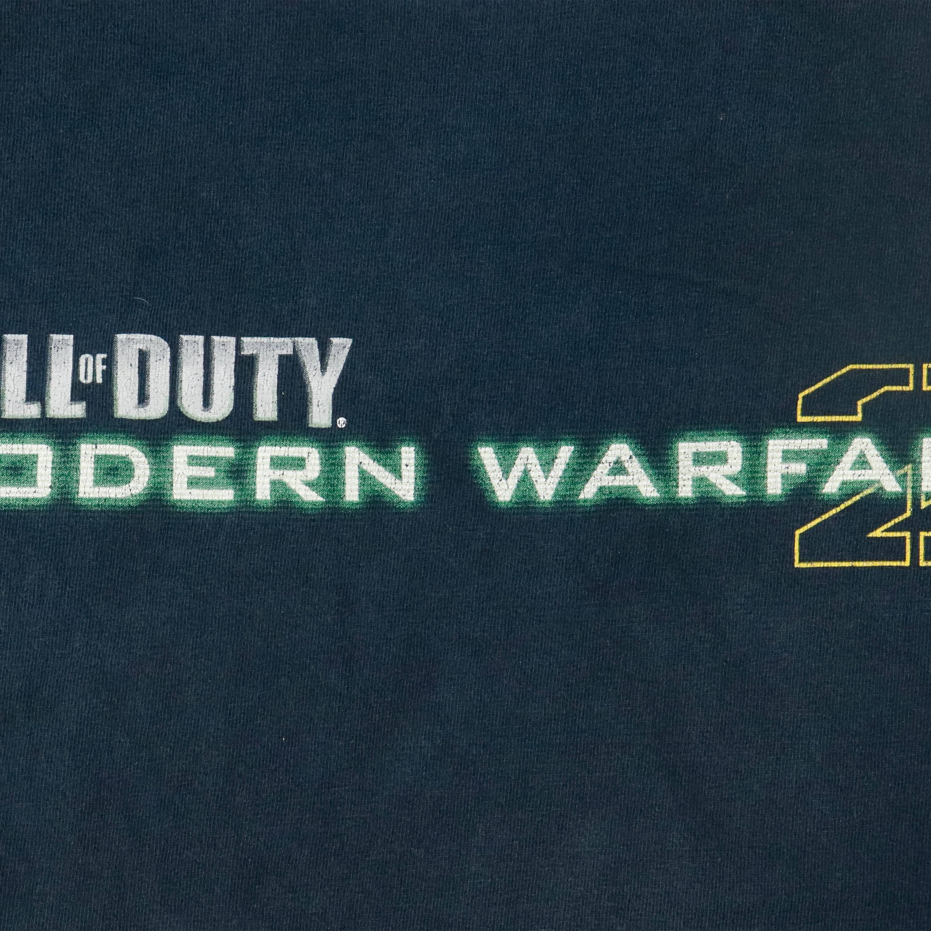 Vintage Fruit of the Loom Call of Duty Modern Warfare 2 Graphic T-Shirt Size XL FAIF.CA 