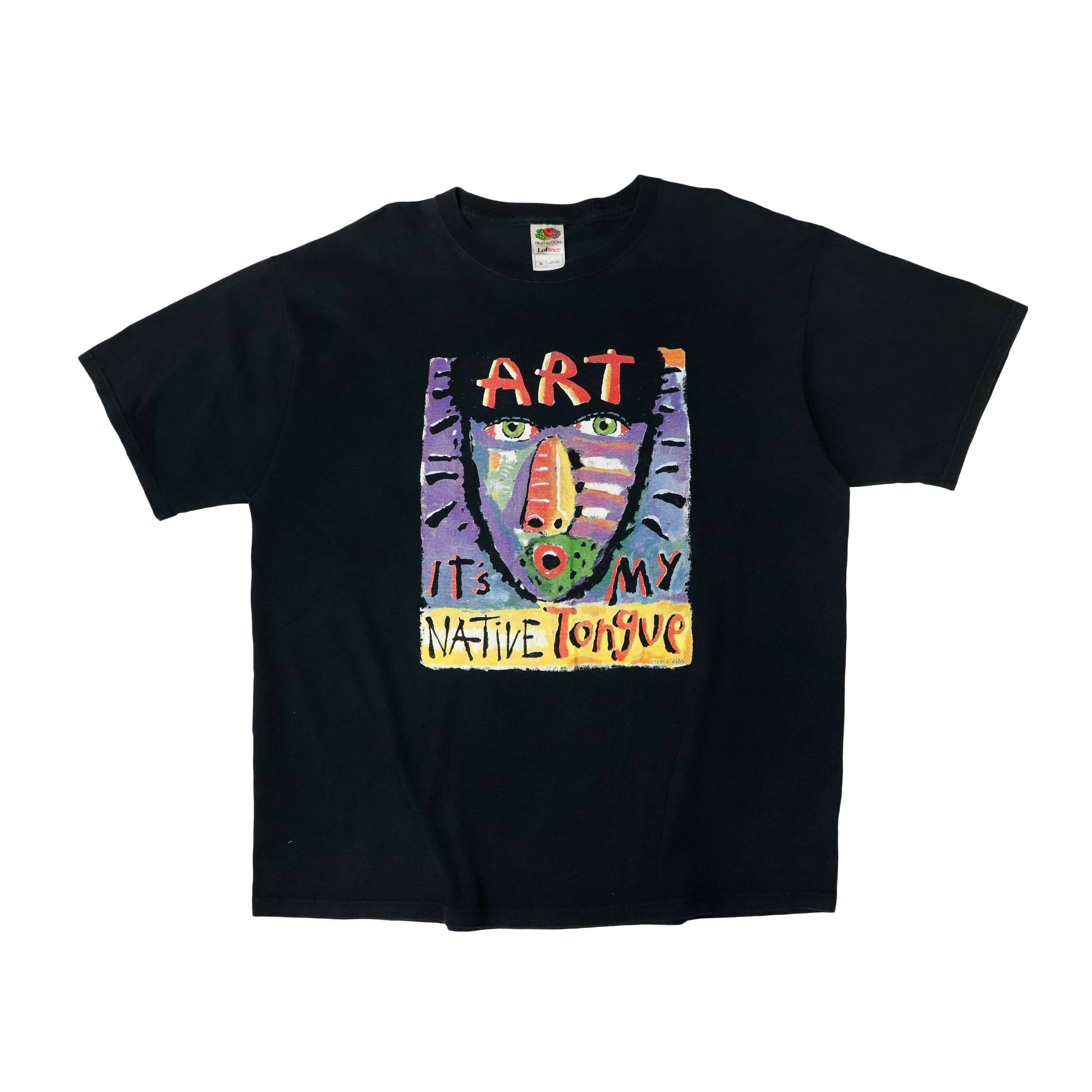 Vintage Fruit of the Loom Fred Babb Art Graphic T-Shirt Size XL FAIF.CA 