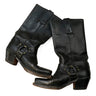 Vintage Frye Black Leather Boots Size 7 B Frye 