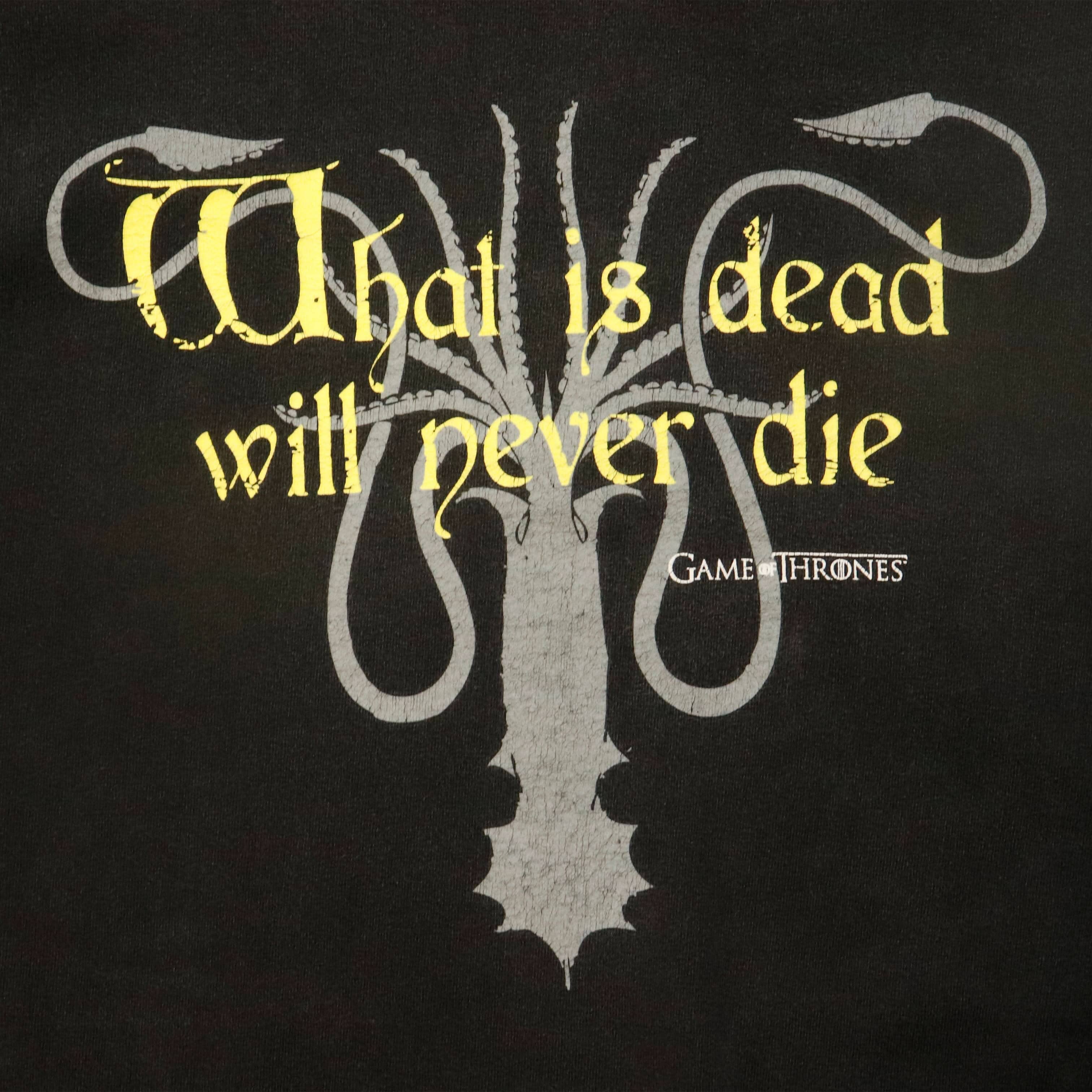 Vintage Game of Thrones HBO What is dead will never die Graphic T-Shirt FAIF.CA 