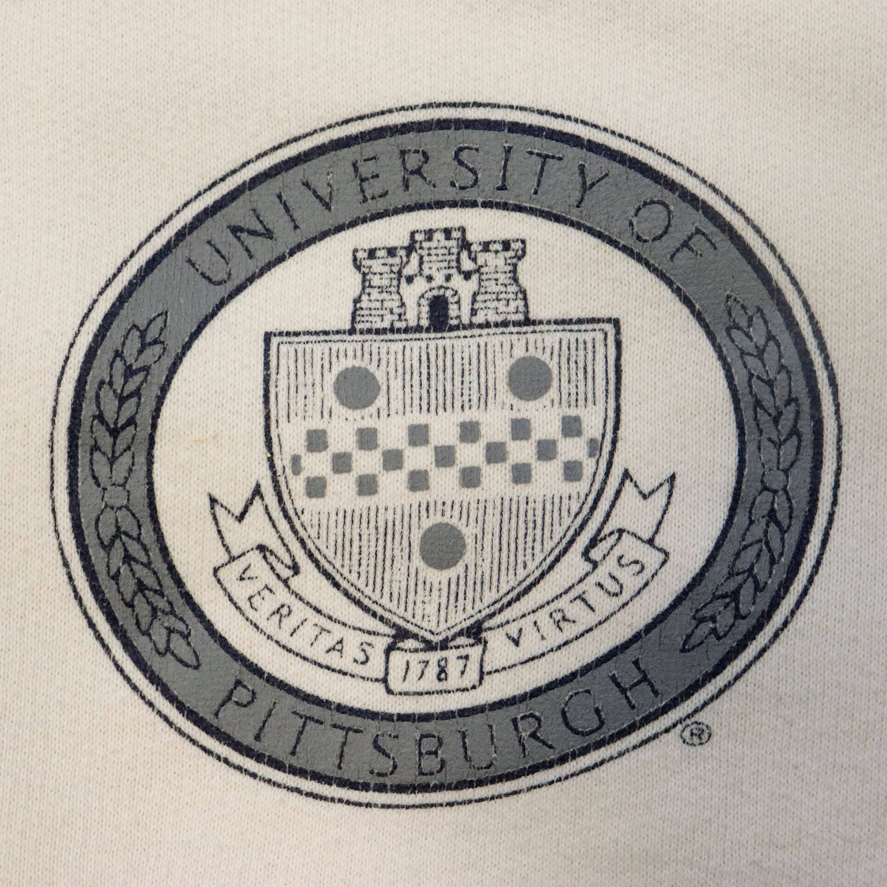 Vintage Gear for Sports University of Pittsburgh mock neck sweatshirt Size L FAIF.CA 