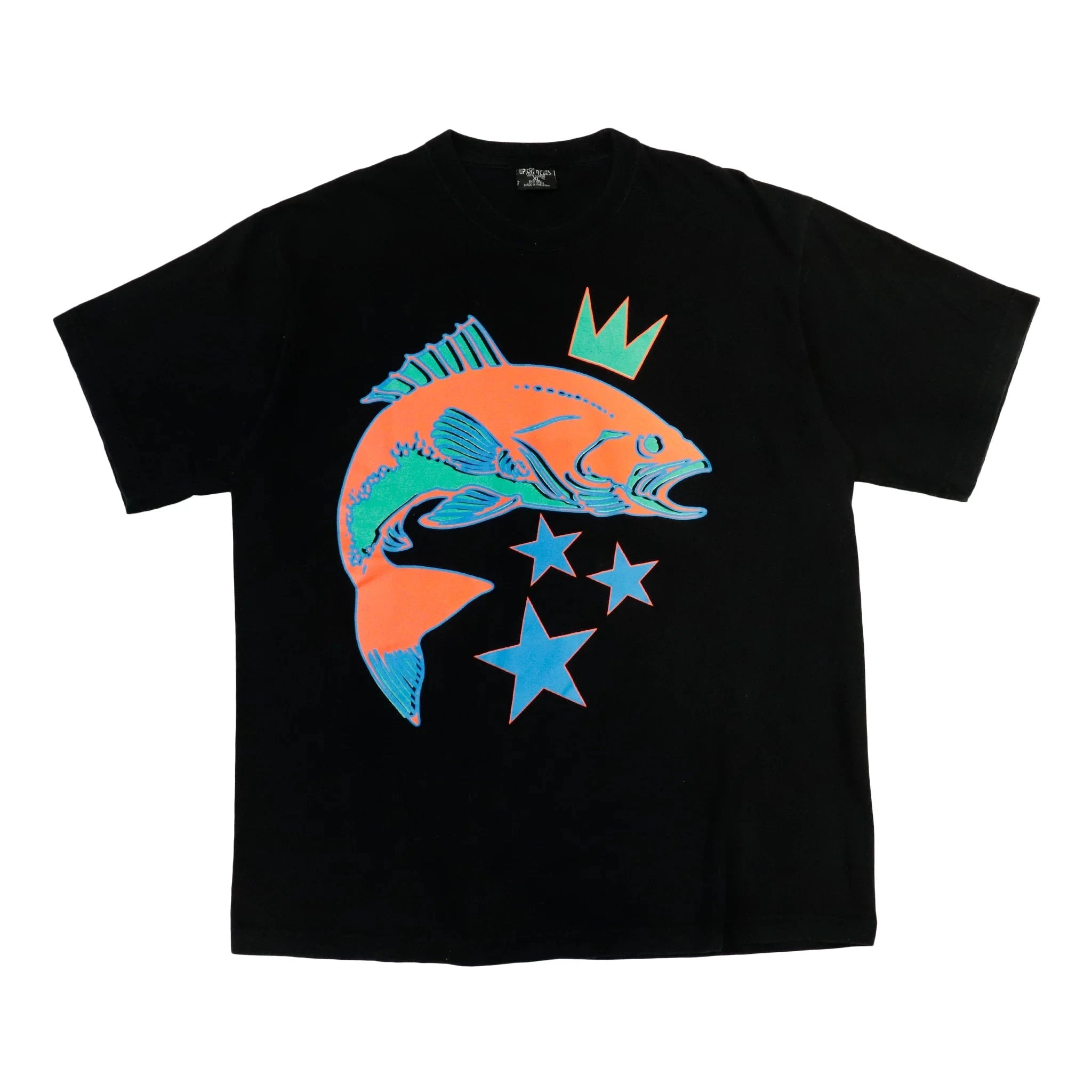 Vintage Ghostface Killah Black Rap More Fish Album Promo Wutang T-Shirt Size XL Up. 