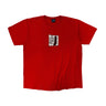 Vintage Gouge Skateboard Graphic Red T-Shirt Size XL FAIF.CA 