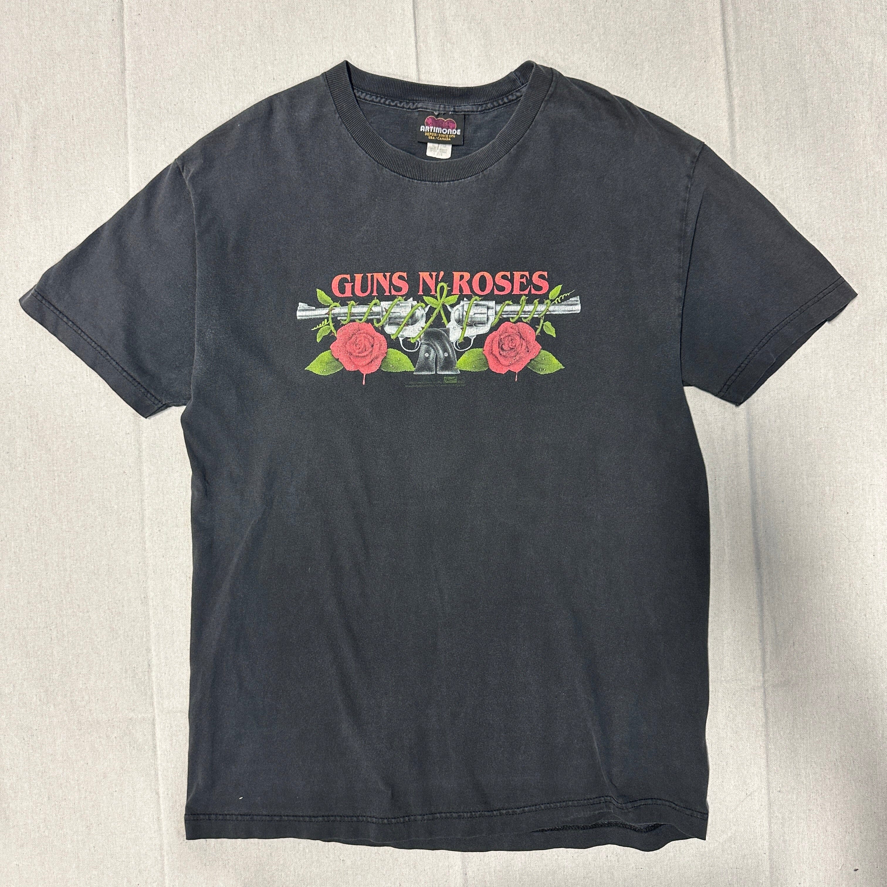 Vintage Guns N' Roses Band Graphic T-Shirt Size L Artimonde 90s FAIF.CA 