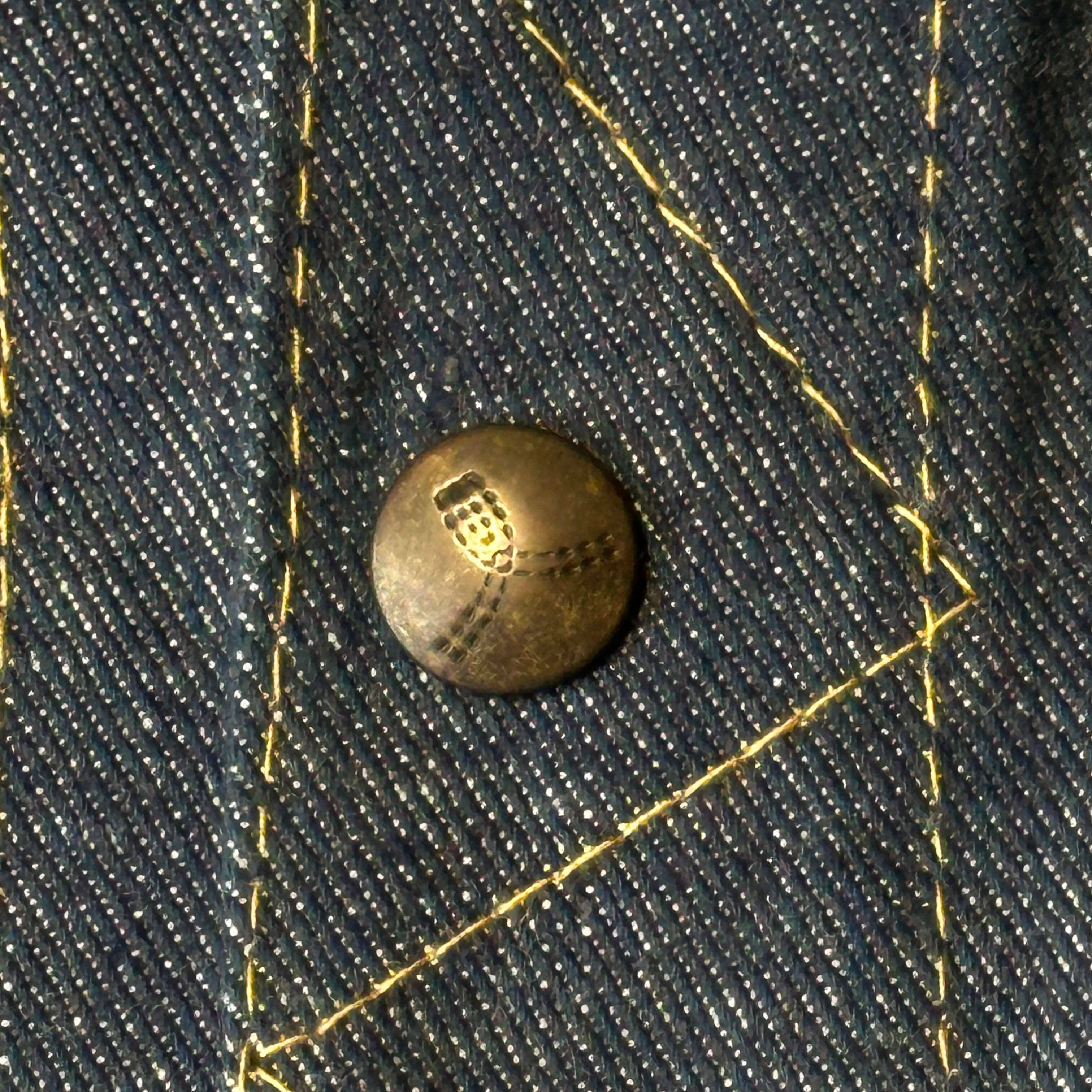 Vintage GWG Kings Denim Jacket Size 6 kids deadstock 50s FAIF.CA 