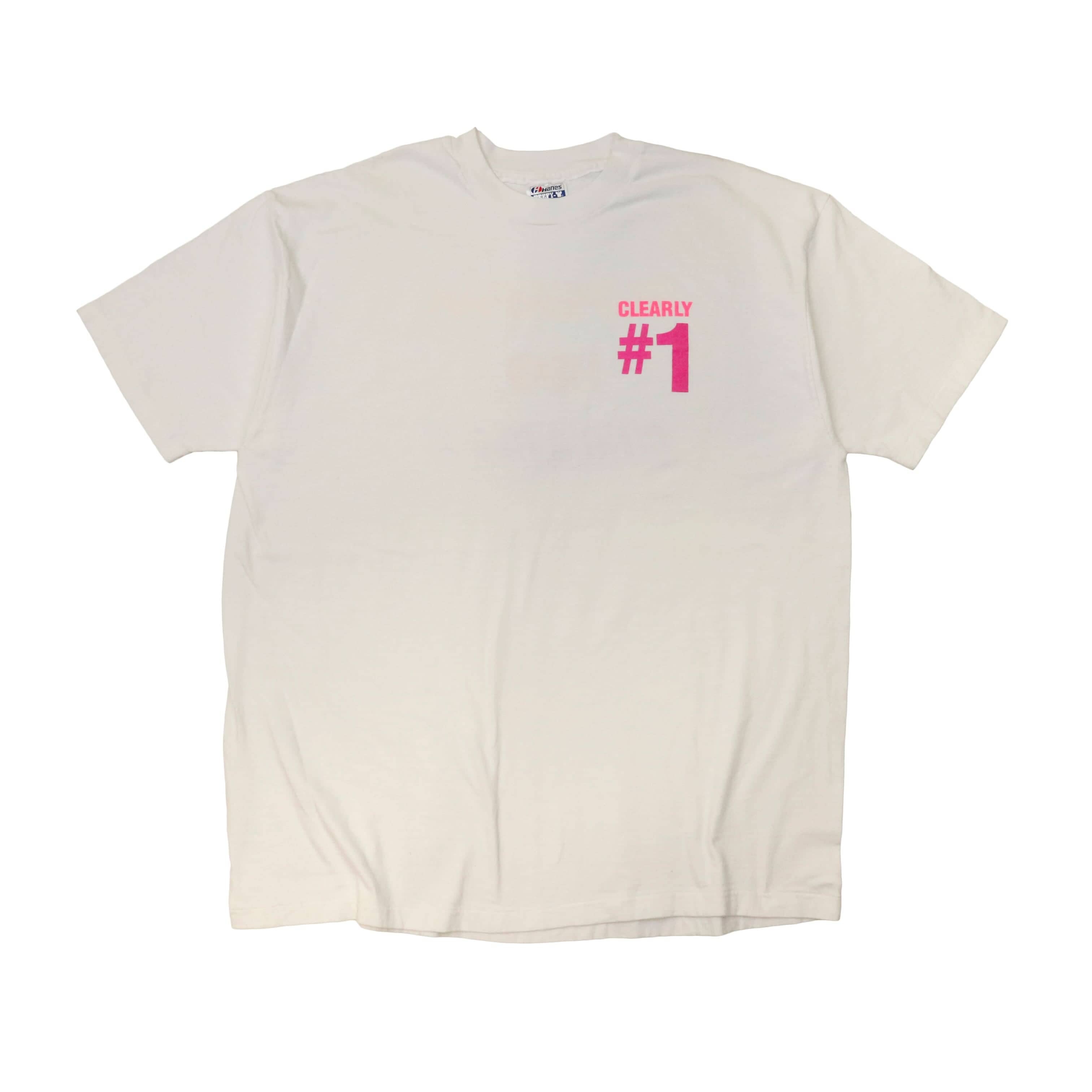 Vintage Hanes Clearly #1 Superpak HBO Cinemax Graphic T-Shirt Size XL FAIF.CA 