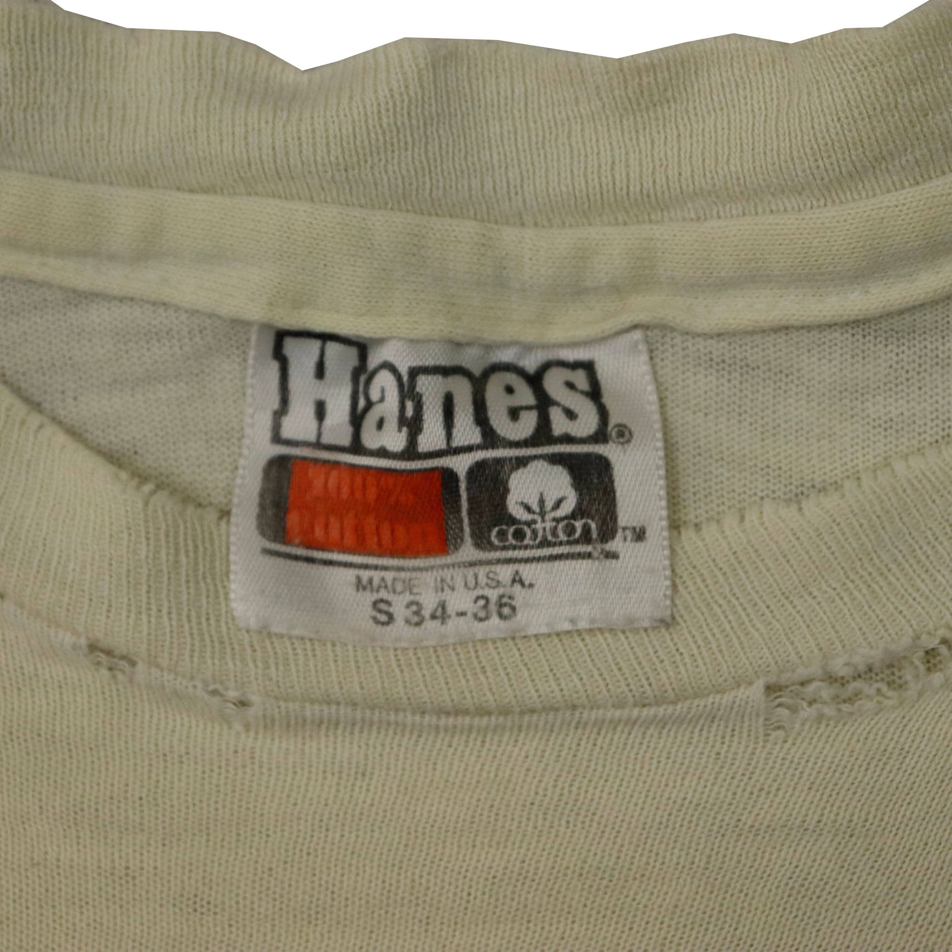 Vintage Hanes Hang Loose Hawaii Graphic T-Shirt Size S FAIF.CA 