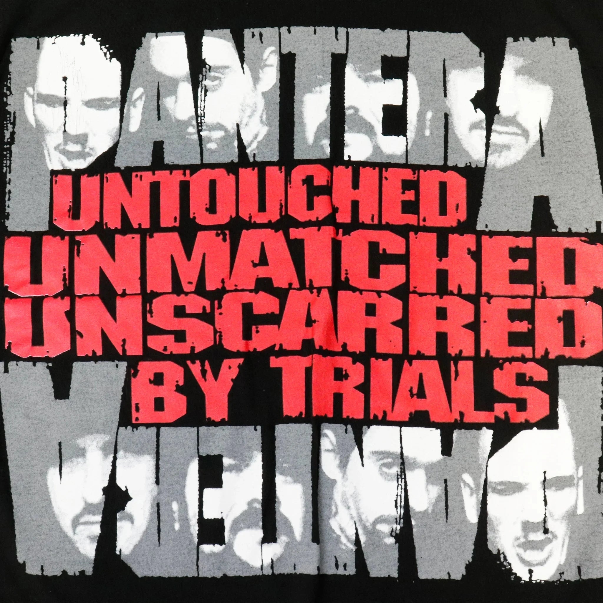 Vintage Hanes Pantera Black T-Shirt Size XL Hanes 