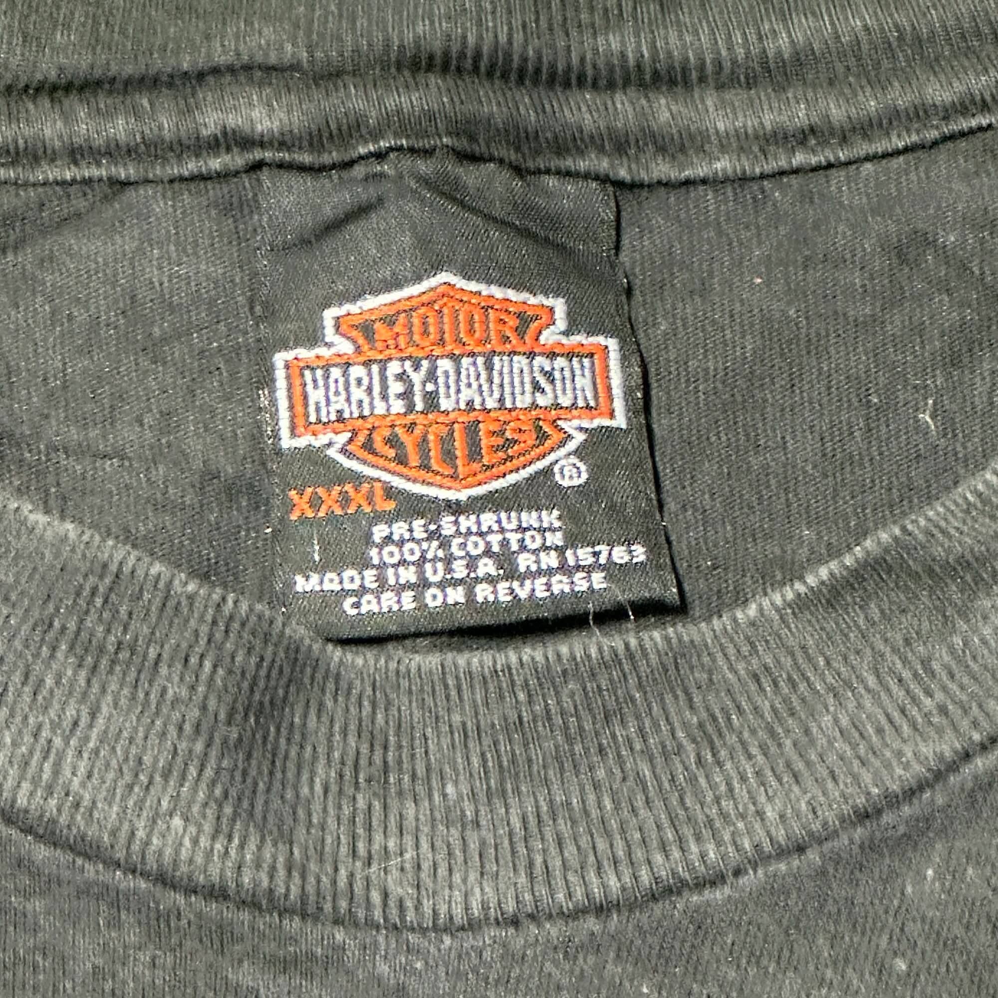 Vintage Harley-Davidson Flame Graphic T-Shirt Size XXXL FAIF.CA 