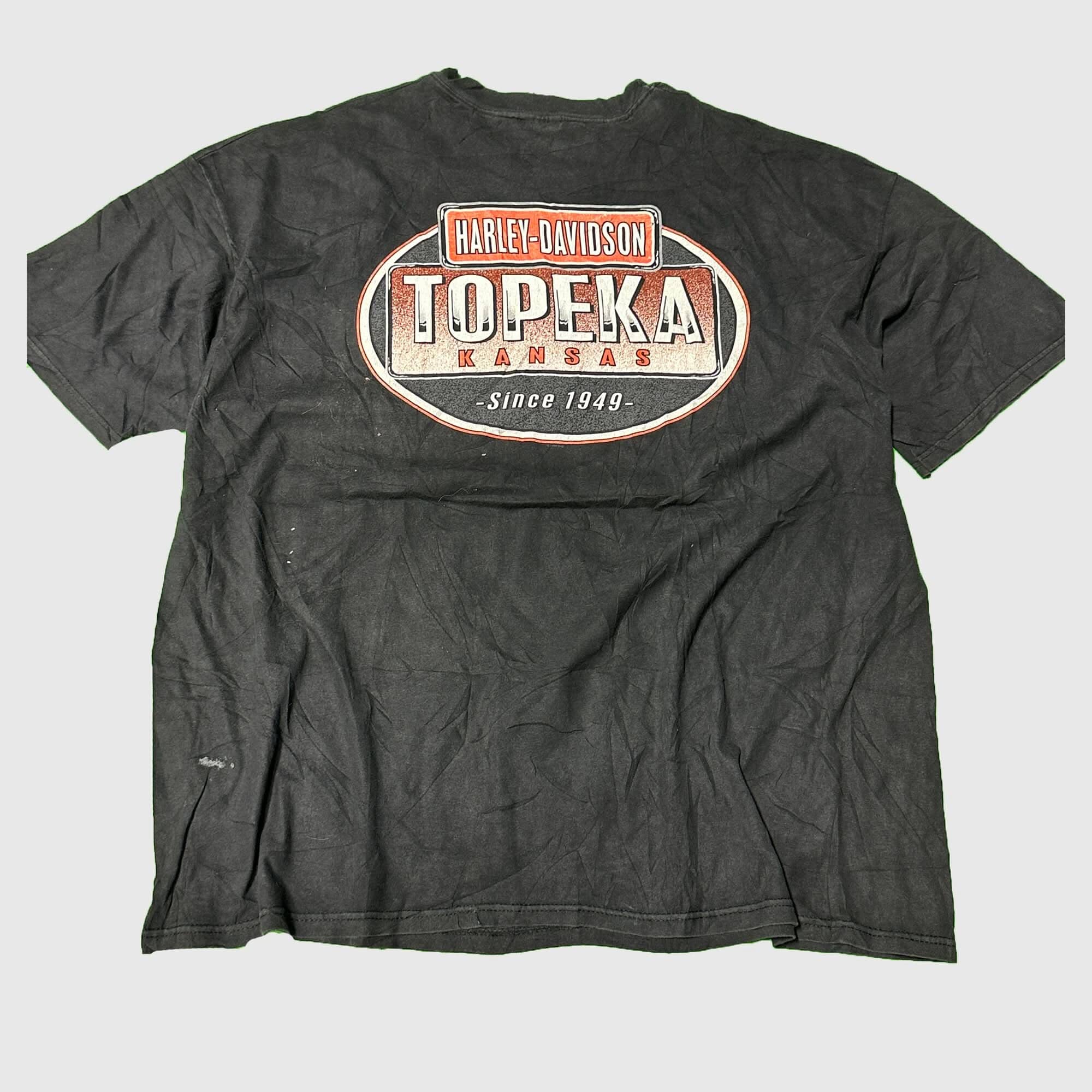 Vintage Harley-Davidson Flame Graphic T-Shirt Size XXXL FAIF.CA 