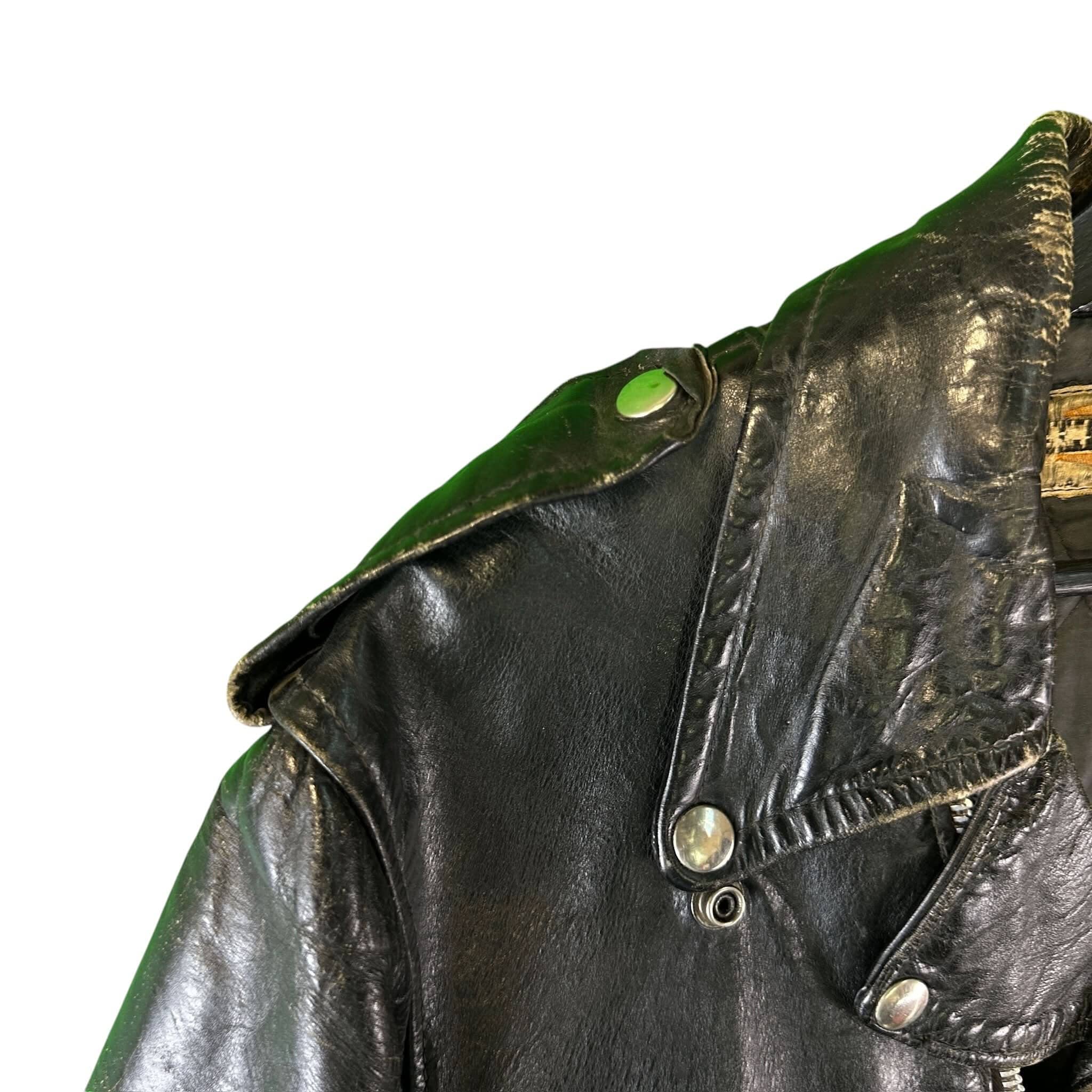 Vintage Harley Davidson Leather AMF Motorcycle Jacket w/ Studs 60s size - 42 Jacket OTHER 
